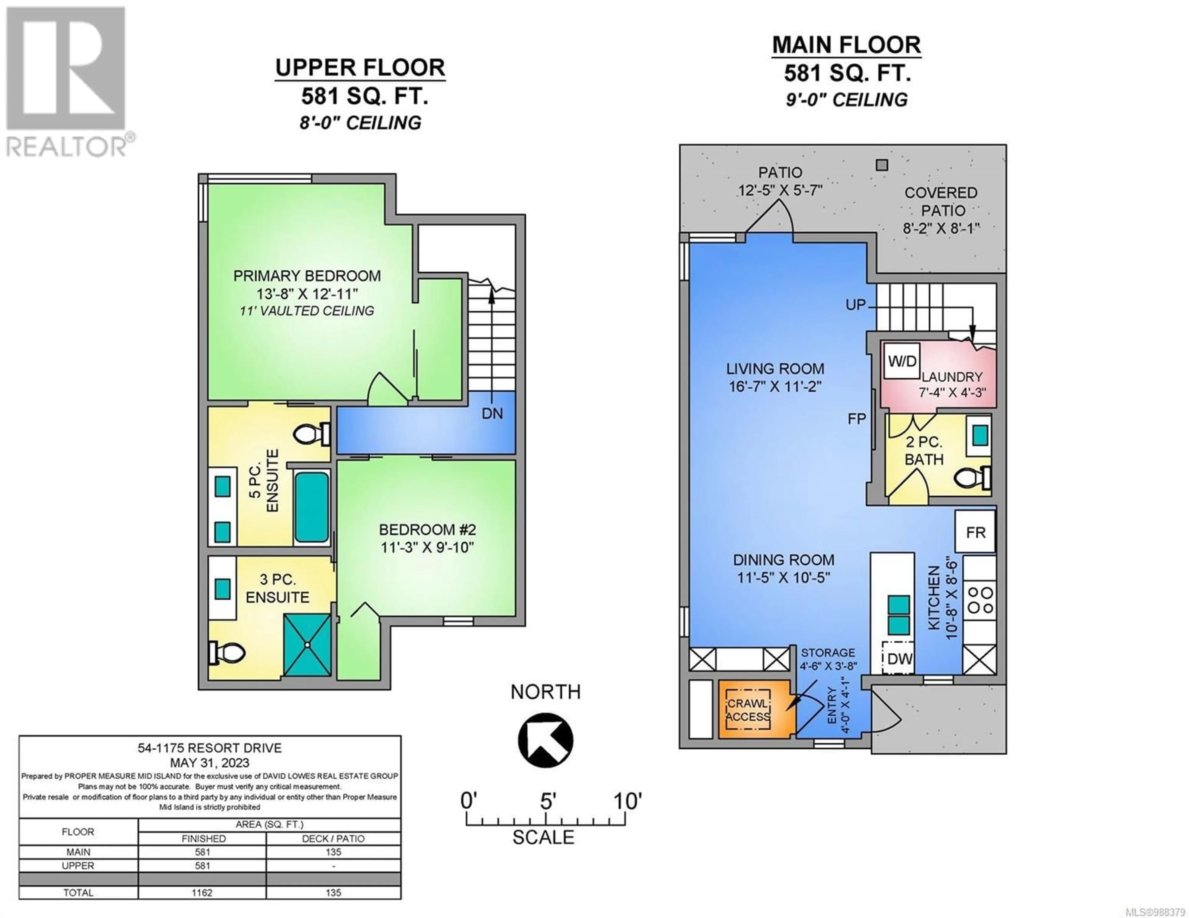 Floor plan for 54 1175 Resort Dr, Parksville British Columbia V9P2E3