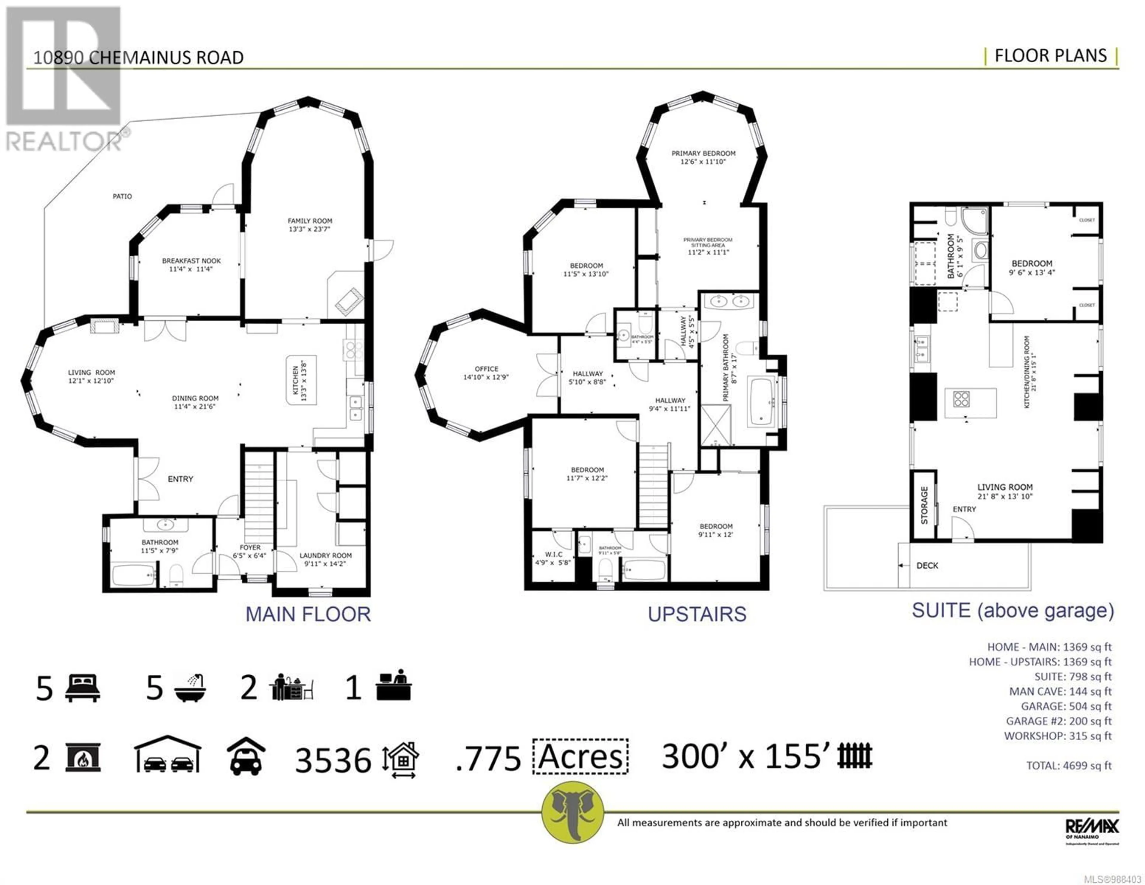 Floor plan for 10890 Chemainus Rd, Ladysmith British Columbia V9G2A4