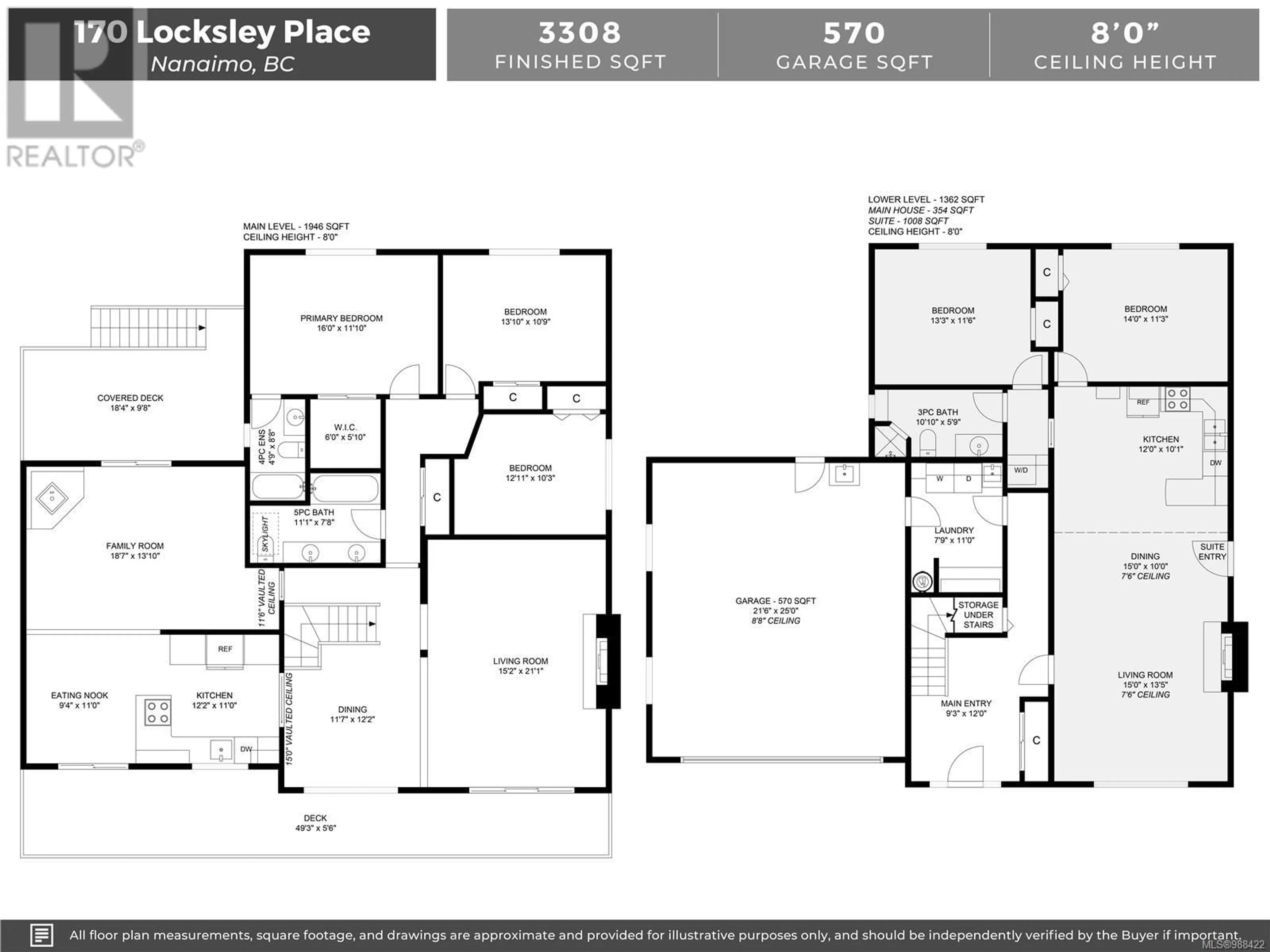 Floor plan for 170 LOCKSLEY PLACE, Nanaimo British Columbia V9T4S5