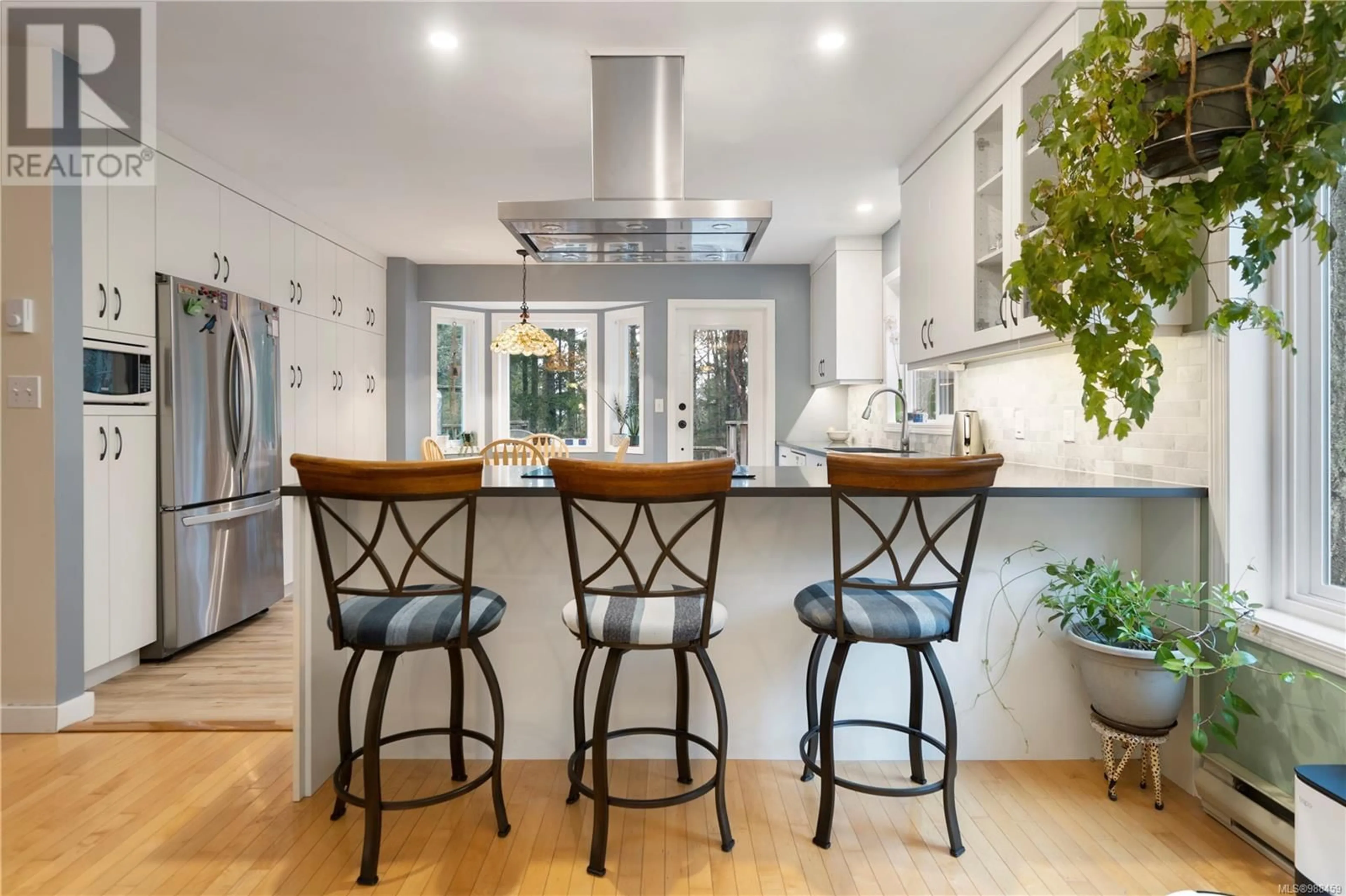 Contemporary kitchen, ceramic/tile floor for 663 Caleb Pike Rd, Highlands British Columbia V9B6G8