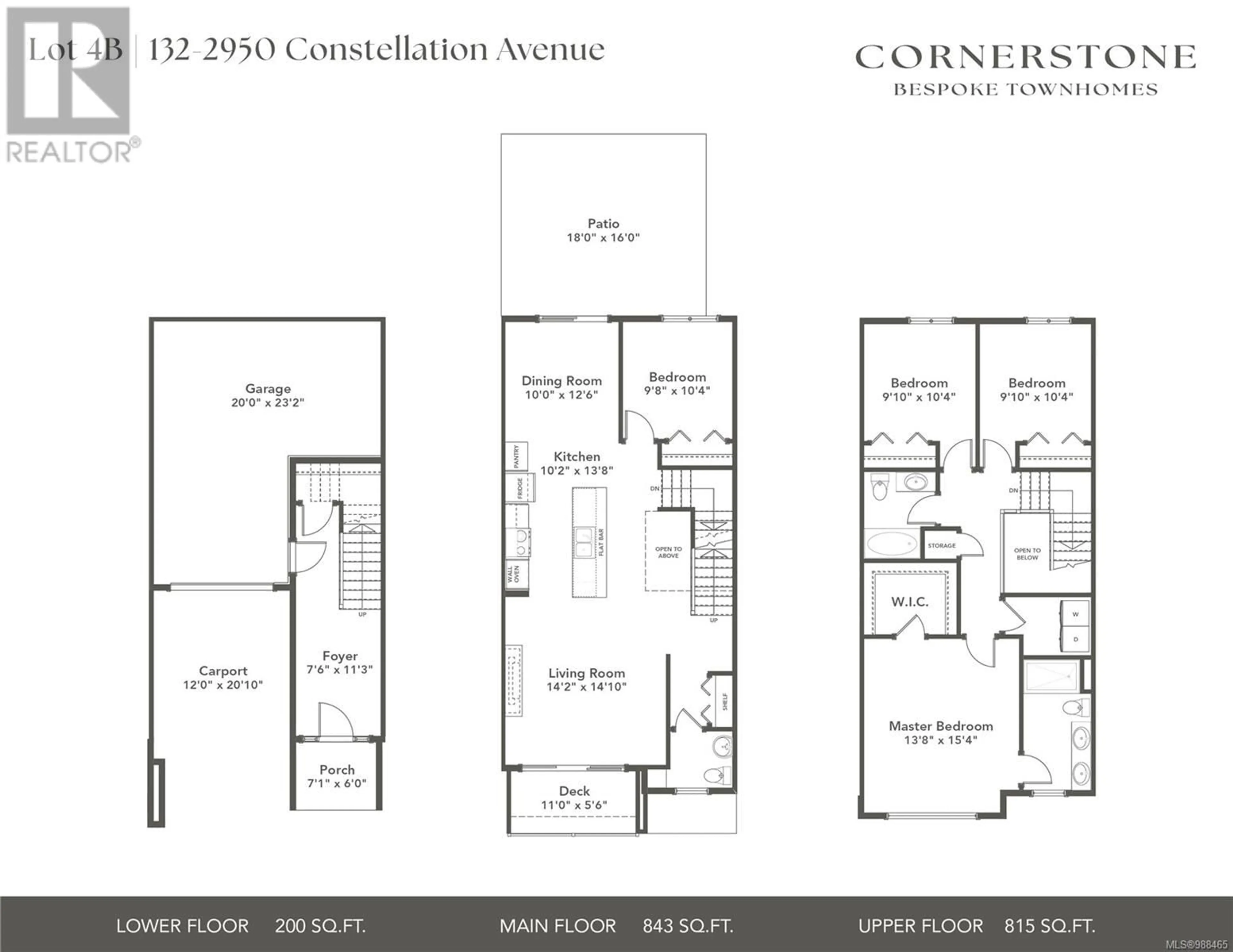 Floor plan for 132 2950 Constellation Ave, Langford British Columbia V9B7B2