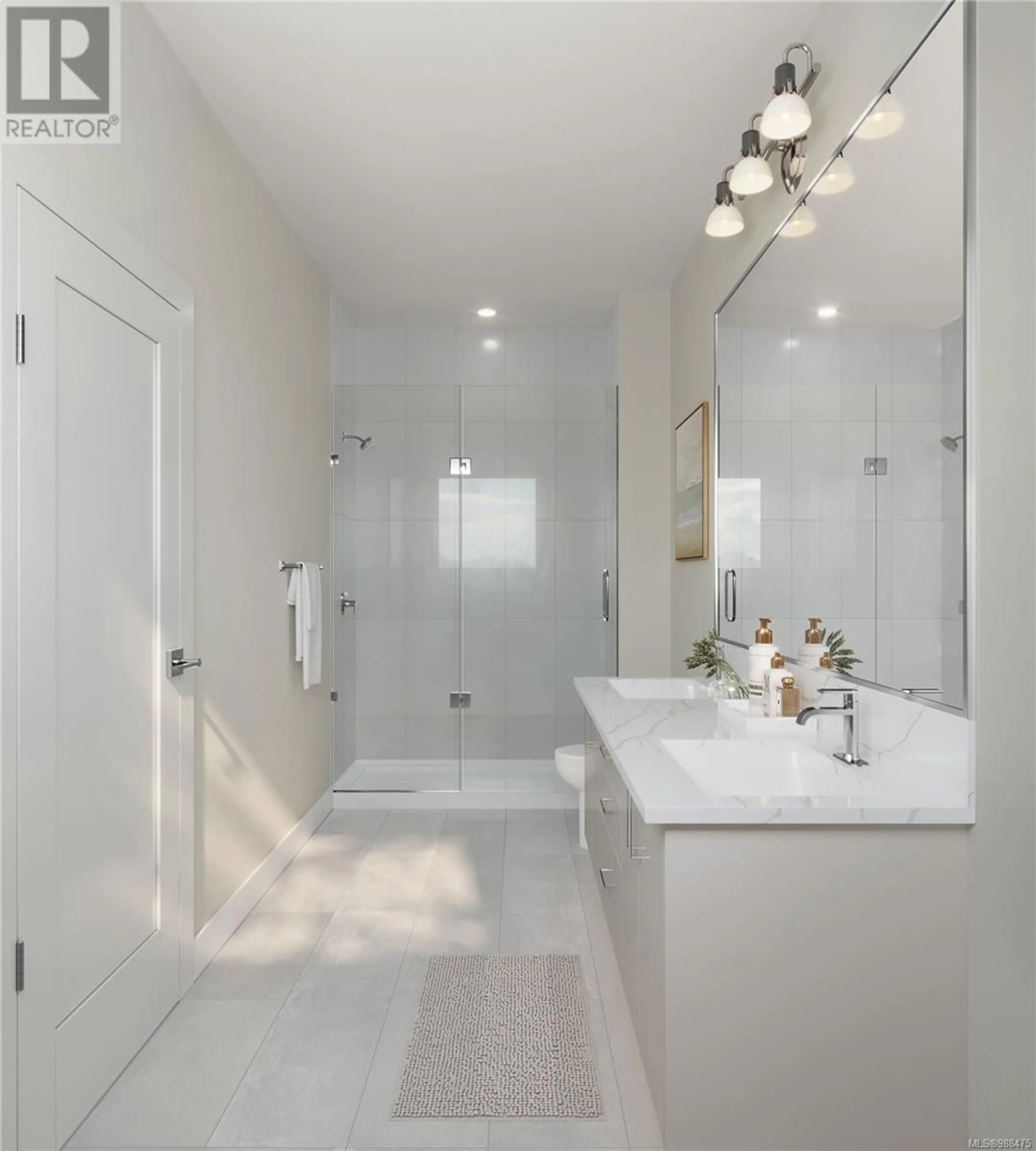 Contemporary bathroom, ceramic/tile floor for 136 2950 Constellation Ave, Langford British Columbia V9B7B2