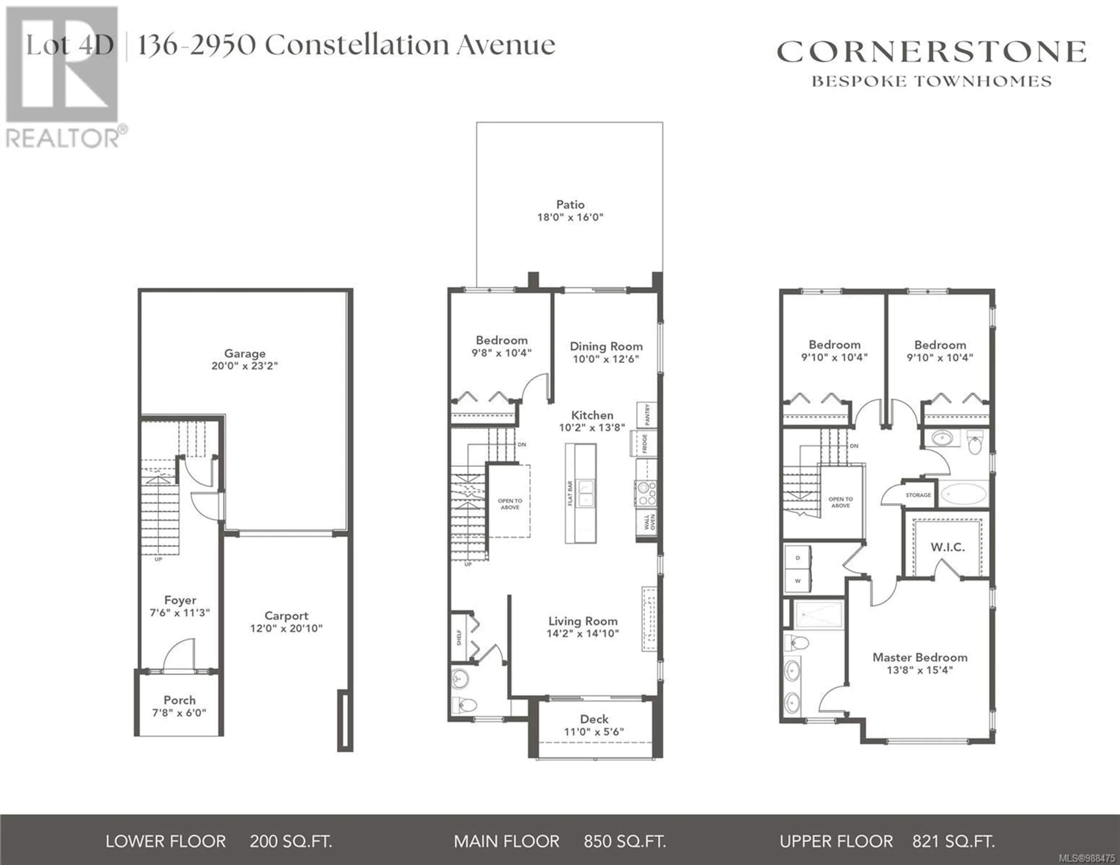 Floor plan for 136 2950 Constellation Ave, Langford British Columbia V9B7B2