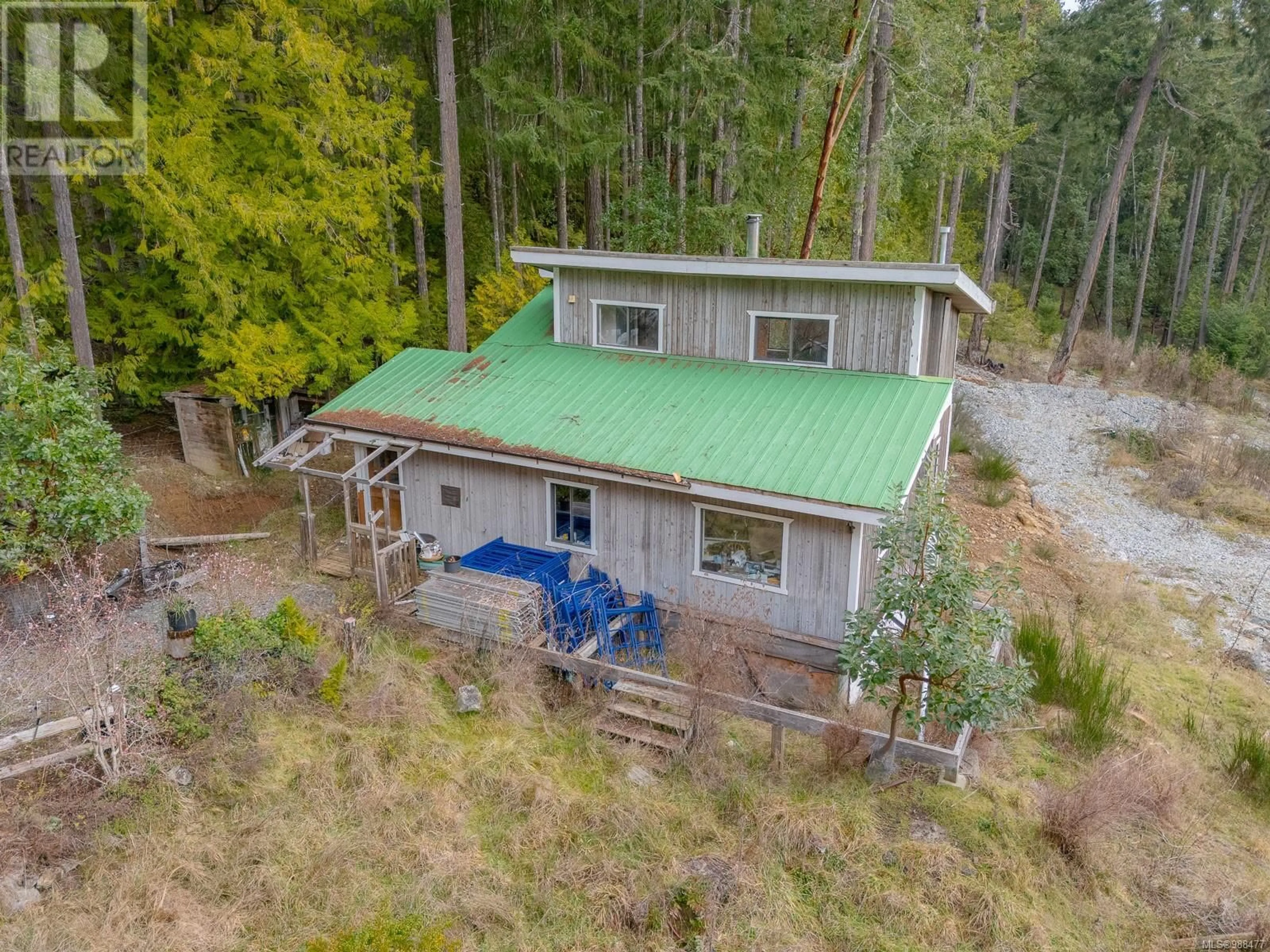 A pic from outside/outdoor area/front of a property/back of a property/a pic from drone, unknown for 131 Deer Park Rd, Salt Spring British Columbia V8K1P5