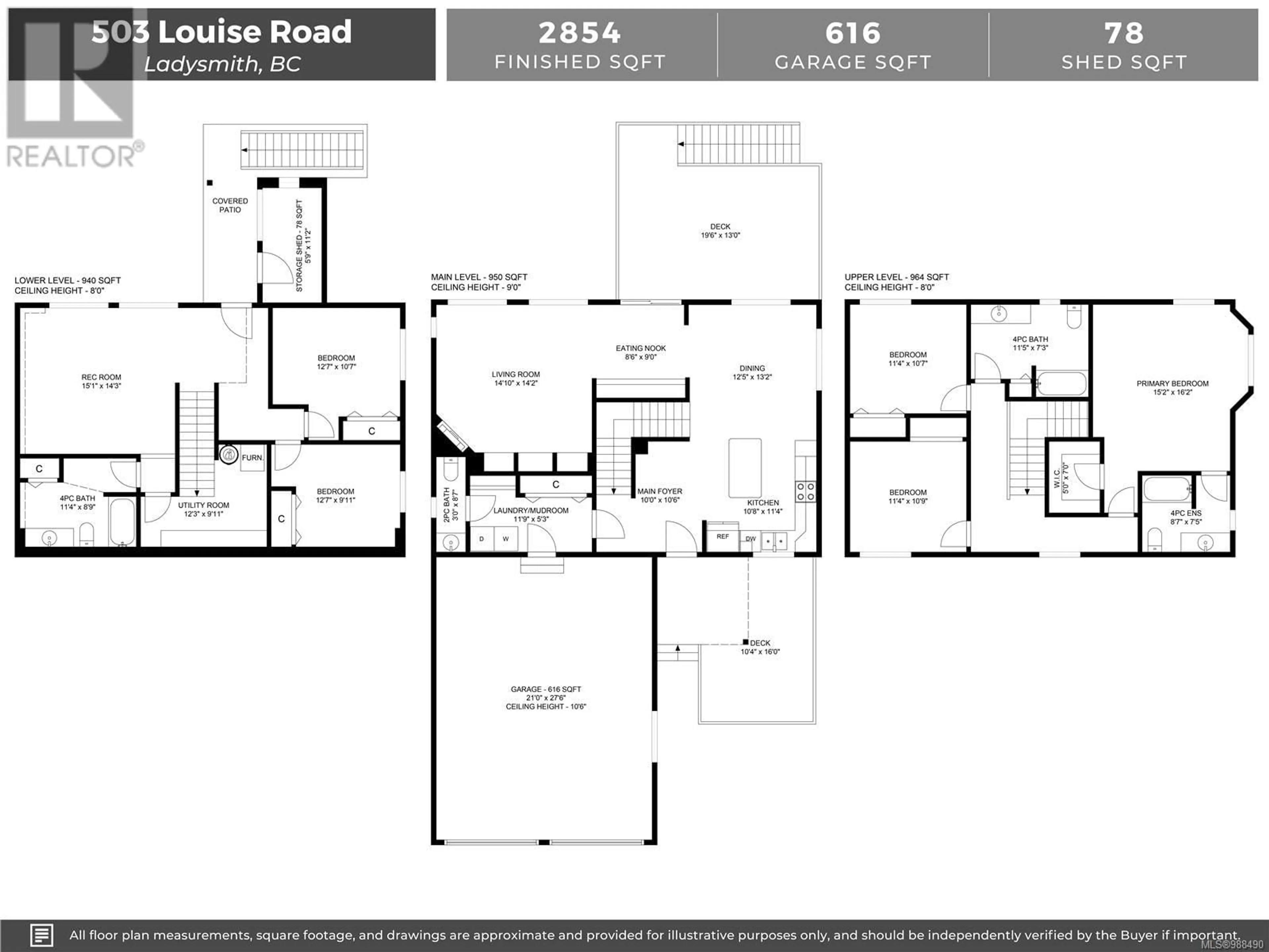 Floor plan for 503 Louise Rd, Ladysmith British Columbia V9G1B8