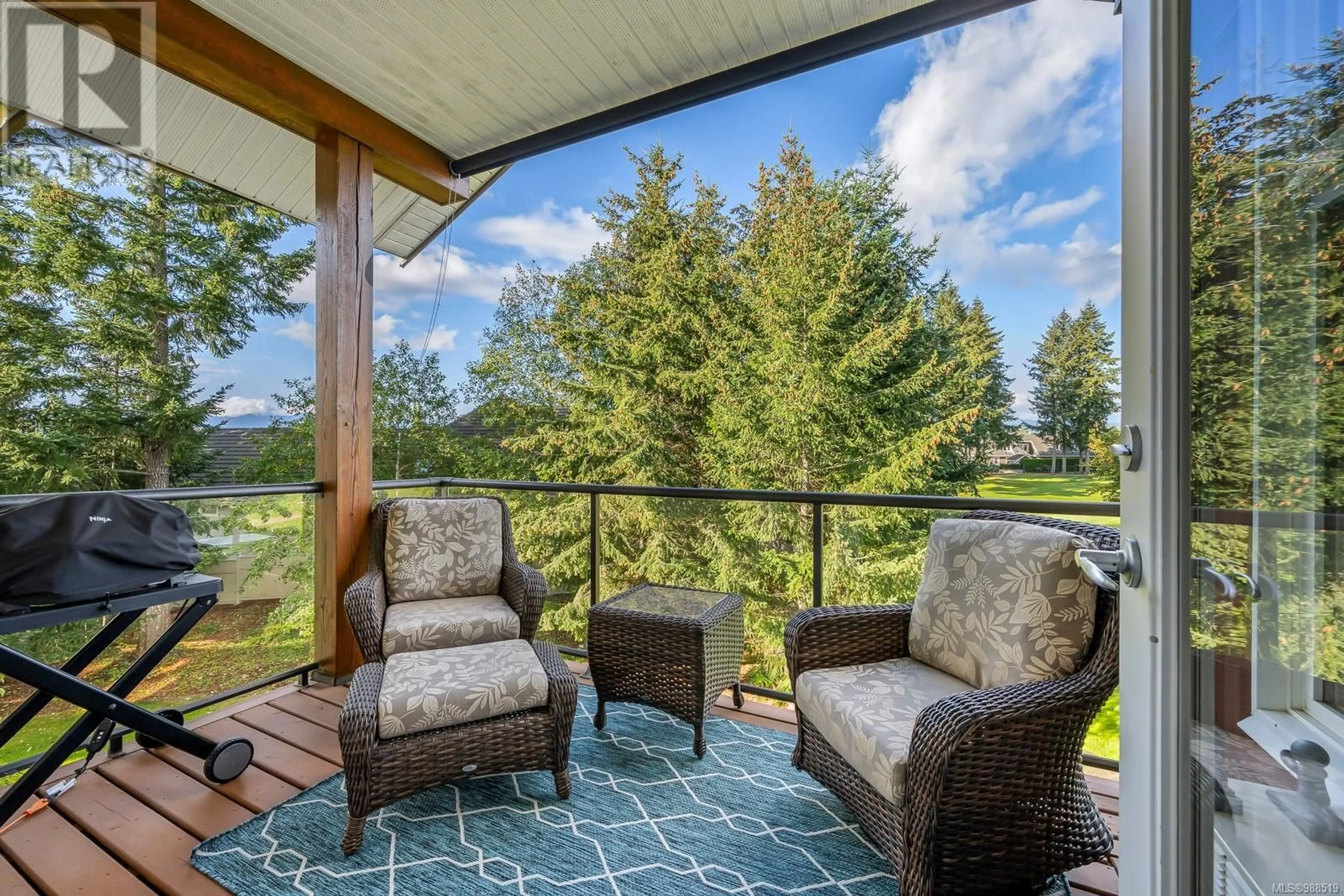 Patio, water/lake/river/ocean view for 134 - 3666 ROYAL VISTA WAY, Courtenay British Columbia V9N9X7