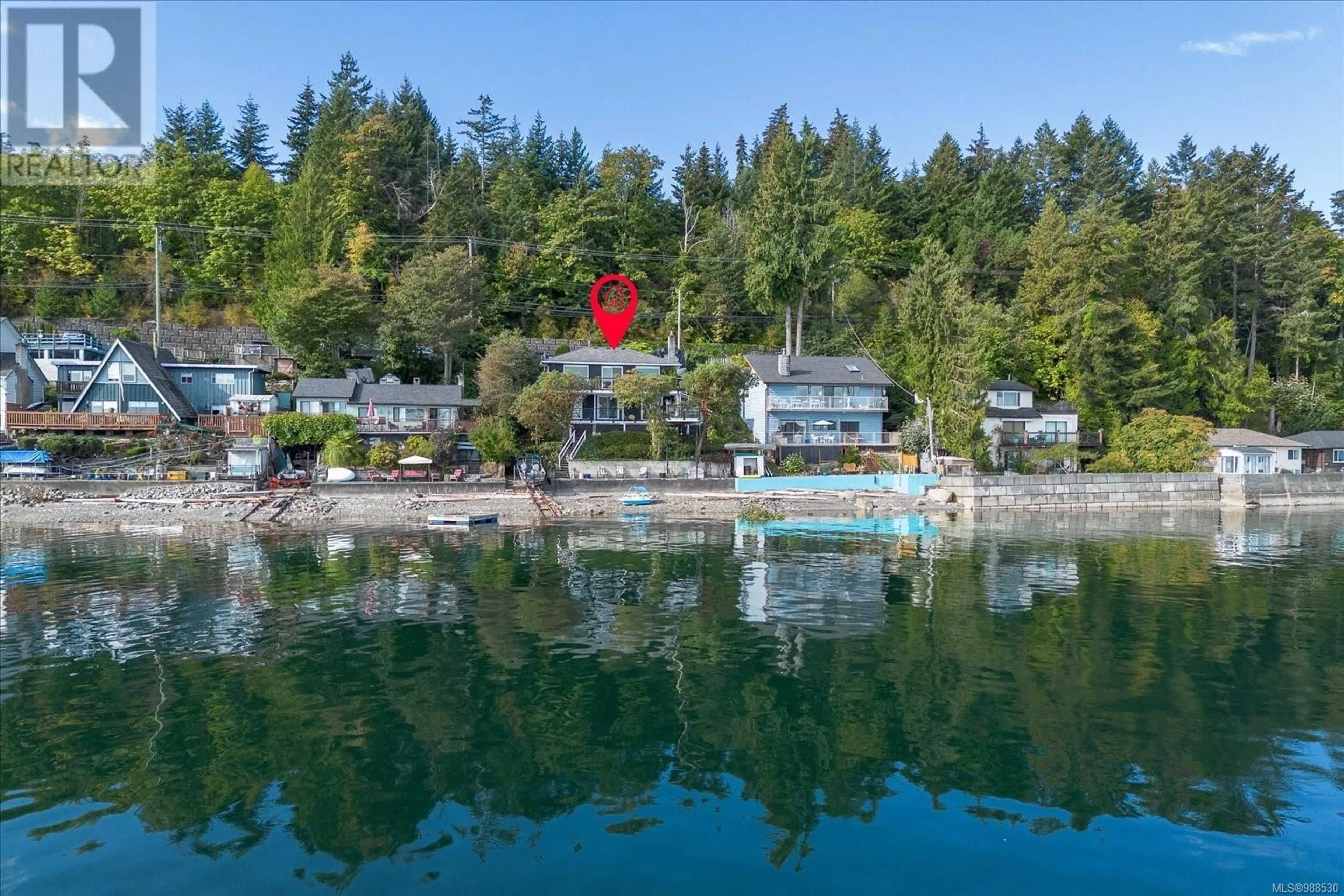 A pic from outside/outdoor area/front of a property/back of a property/a pic from drone, water/lake/river/ocean view for 357 CHEMAINUS ROAD, Ladysmith British Columbia V9G1Y1