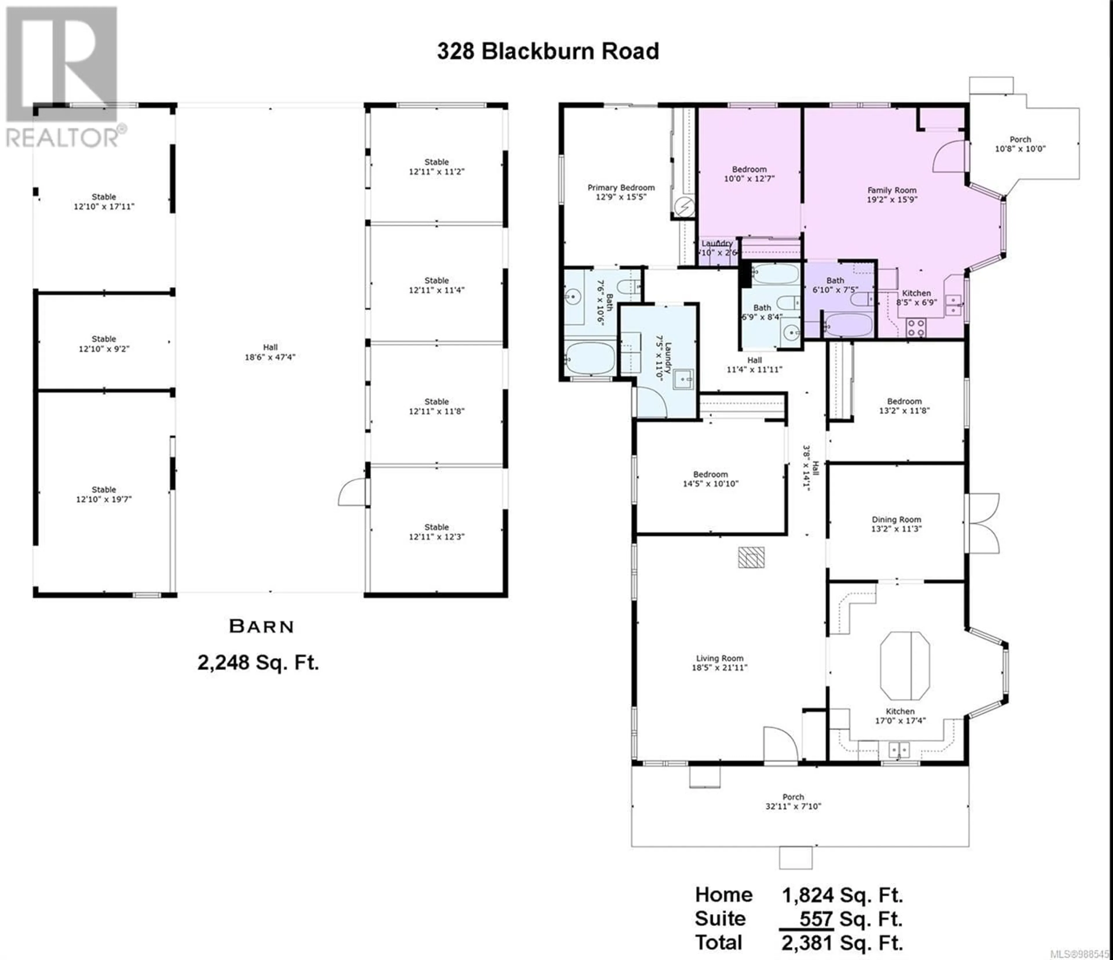 Floor plan for 328 Blackburn Rd, Salt Spring British Columbia V8K2B8