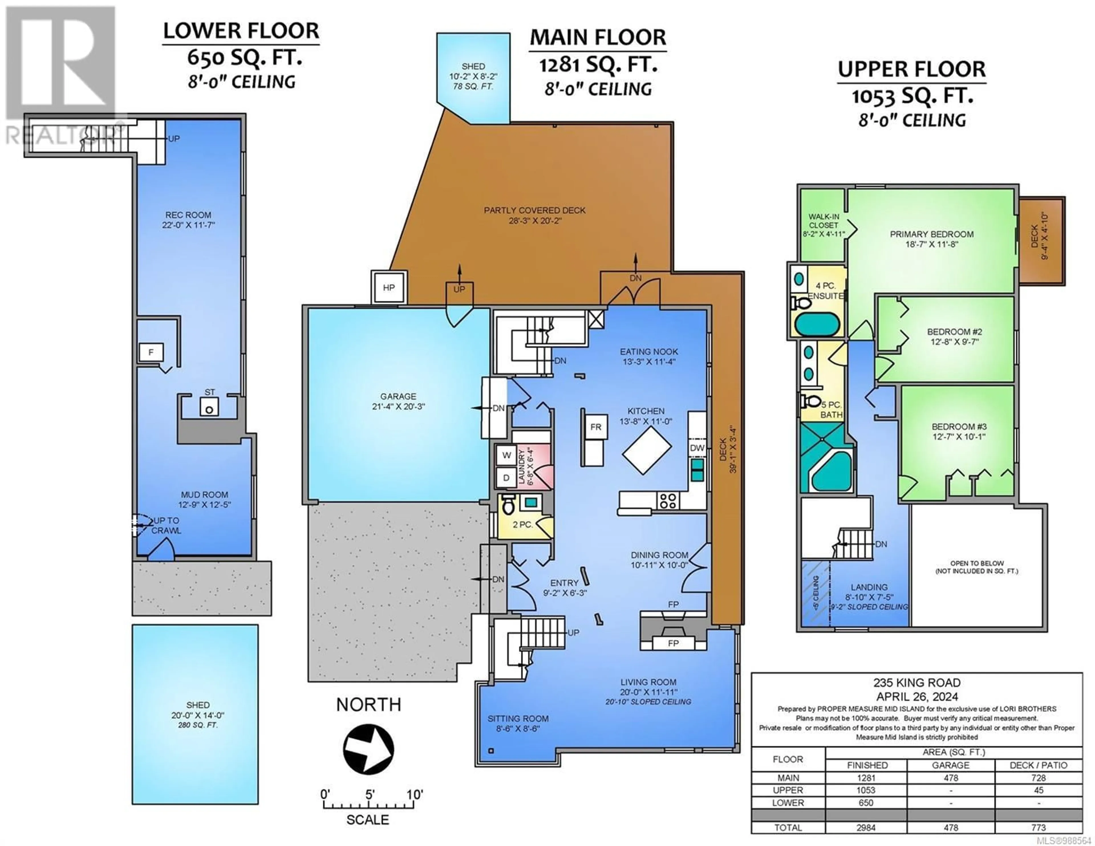 Floor plan for 235 King Rd, Nanaimo British Columbia V9R6H9