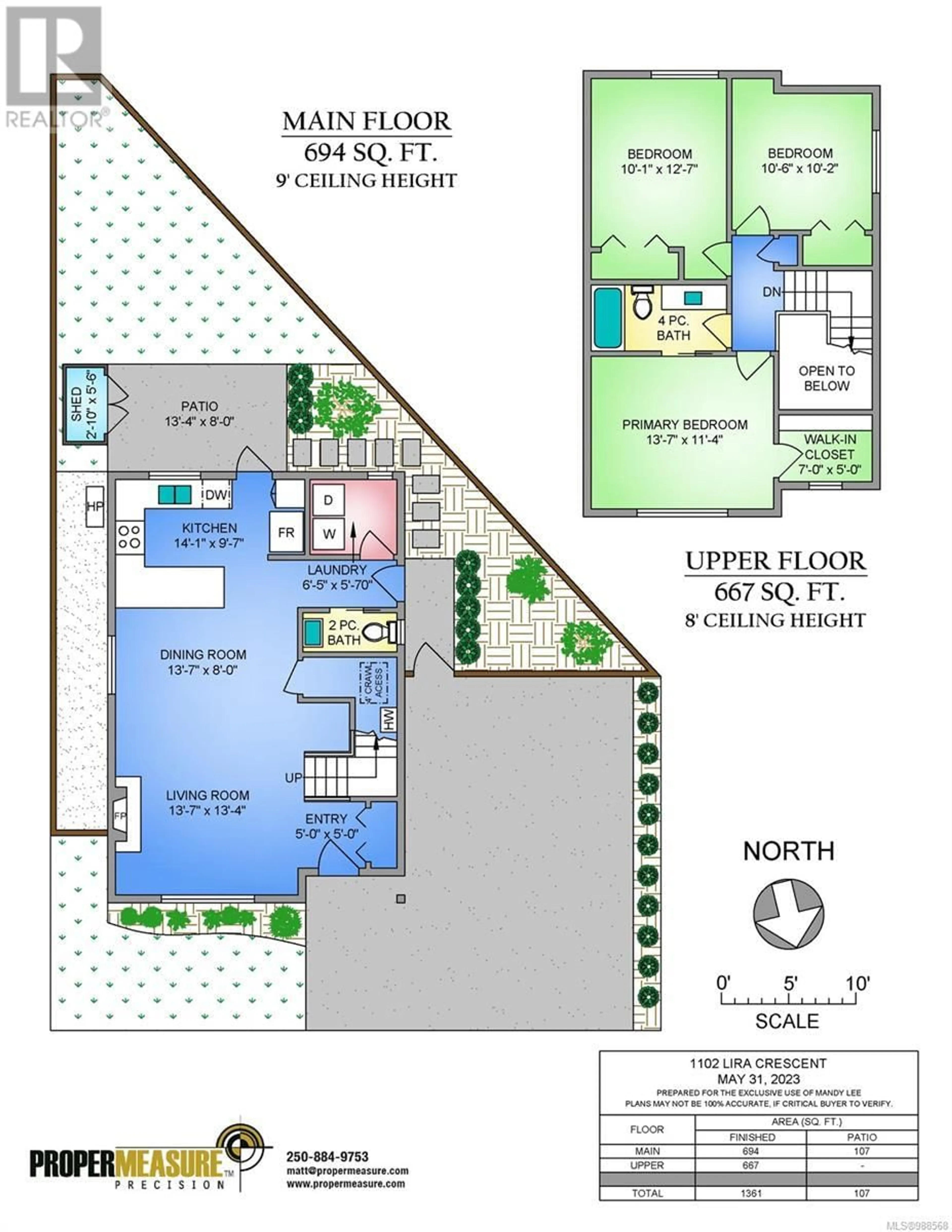 Floor plan for 1102 Lira Cres, Langford British Columbia V9B3R6