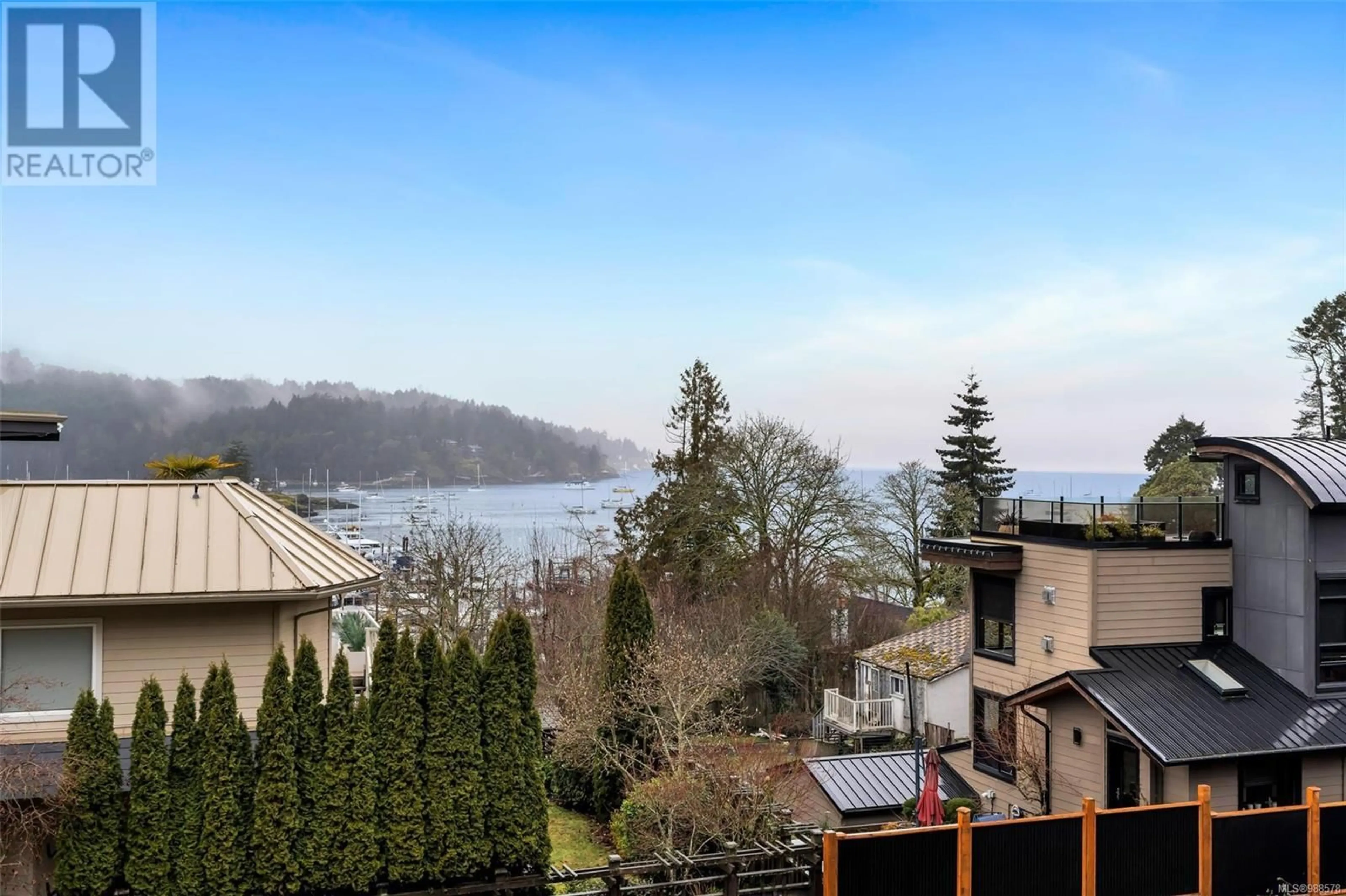 Patio, water/lake/river/ocean view for 926 Grilse Lane, Central Saanich British Columbia V8M1B5