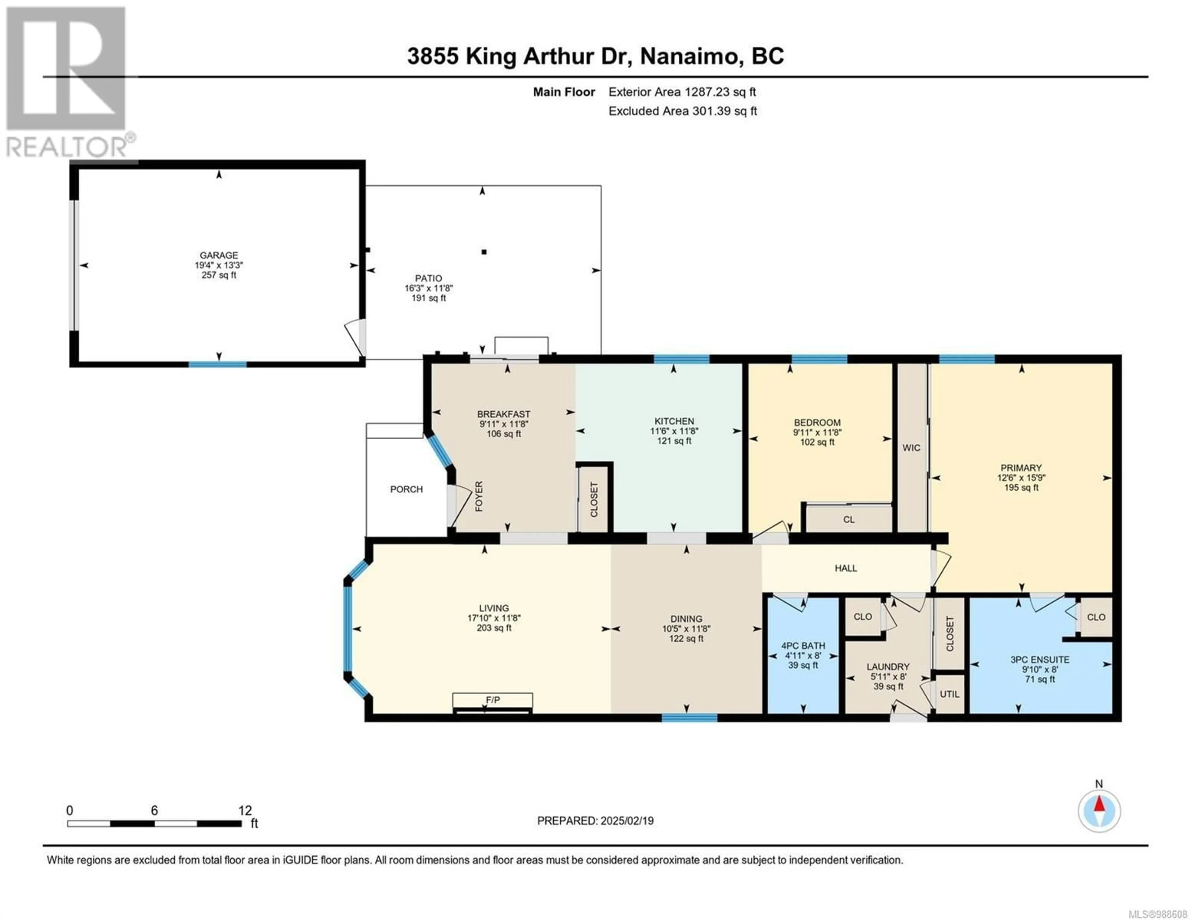 Floor plan for 3855 King Arthur Dr, Nanaimo British Columbia V9T6B9