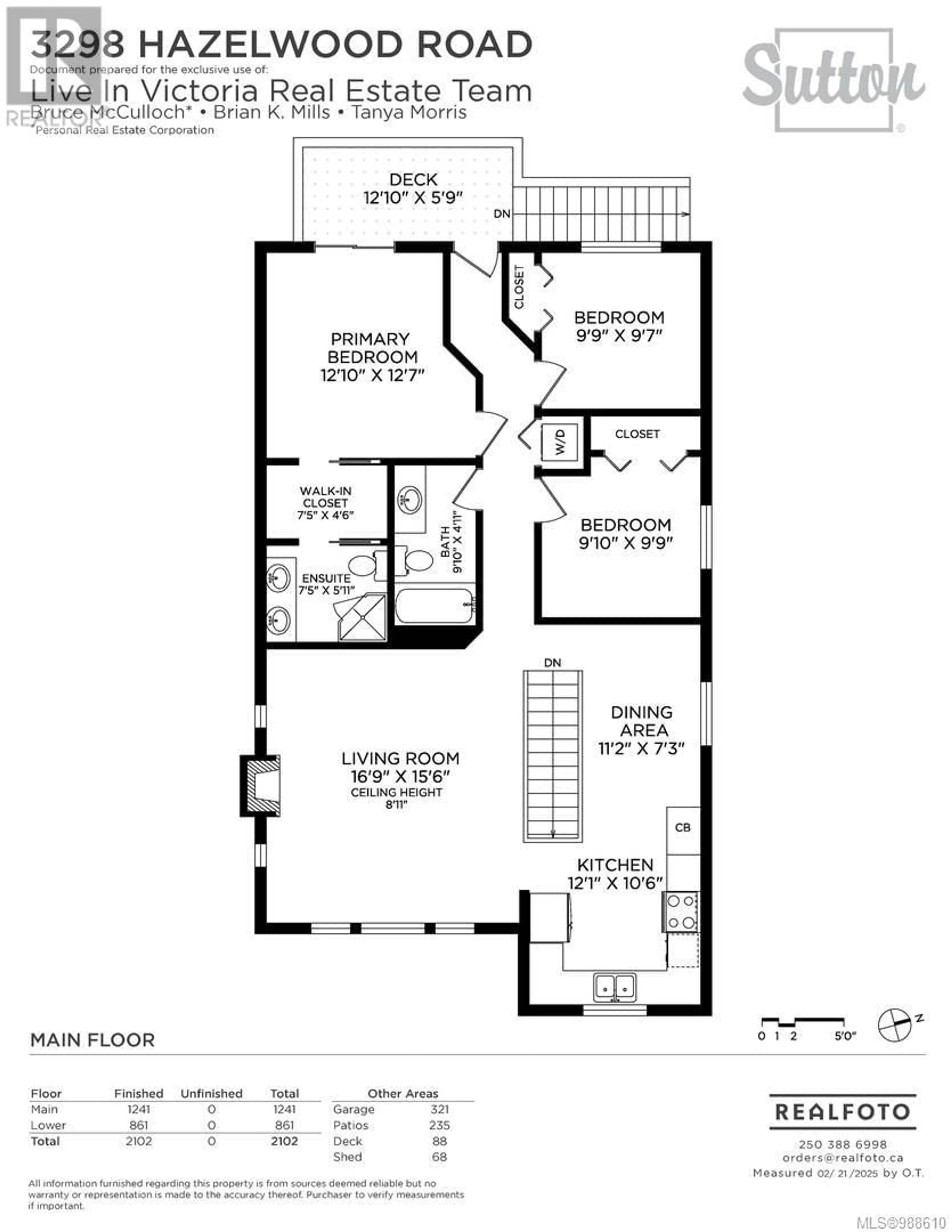 Floor plan for 3298 Hazelwood Rd, Langford British Columbia V9C0H3