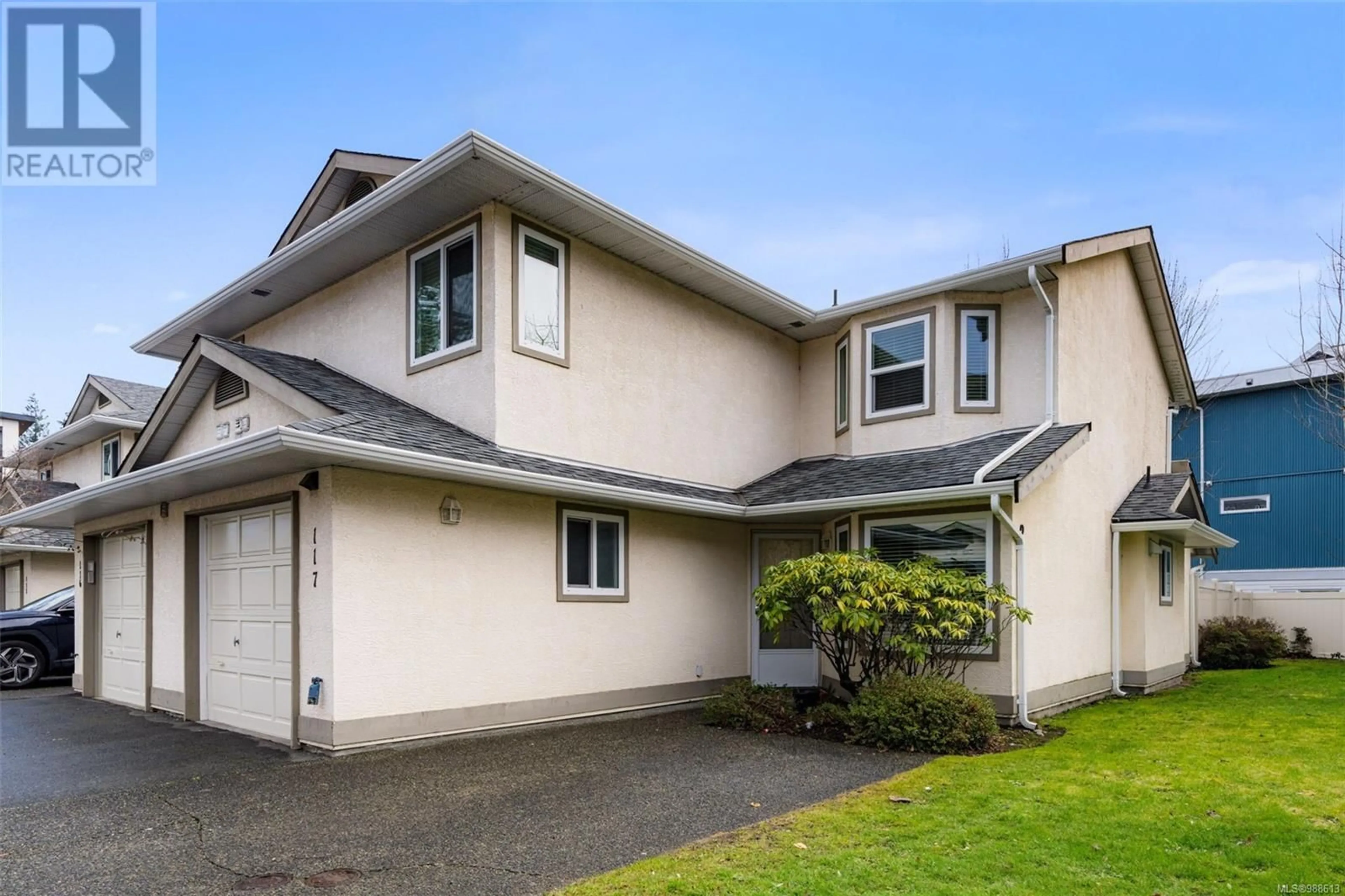 Home with vinyl exterior material, street for 117 2723 Jacklin Rd, Langford British Columbia V9B3X7