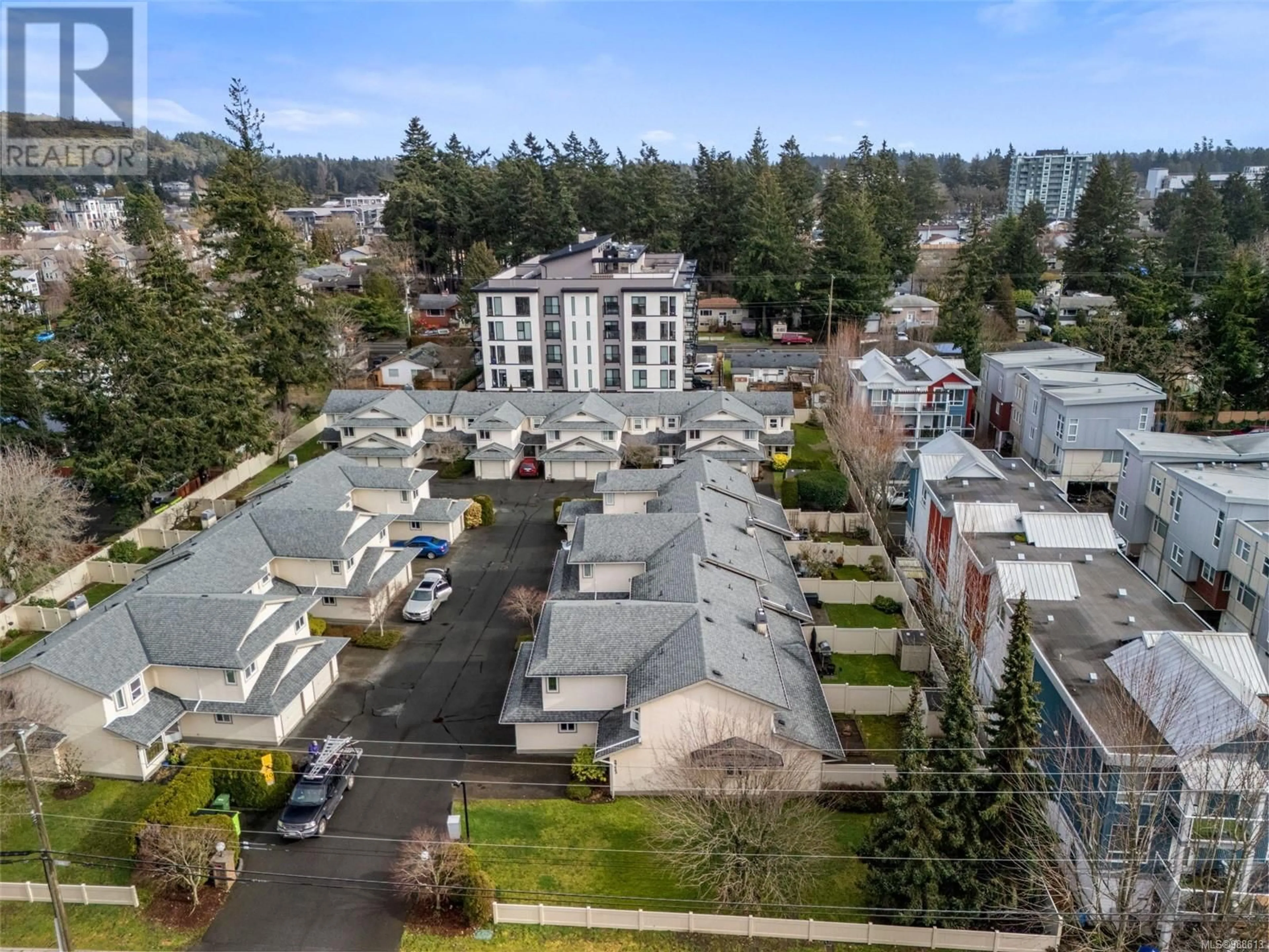 A pic from outside/outdoor area/front of a property/back of a property/a pic from drone, city buildings view from balcony for 117 2723 Jacklin Rd, Langford British Columbia V9B3X7