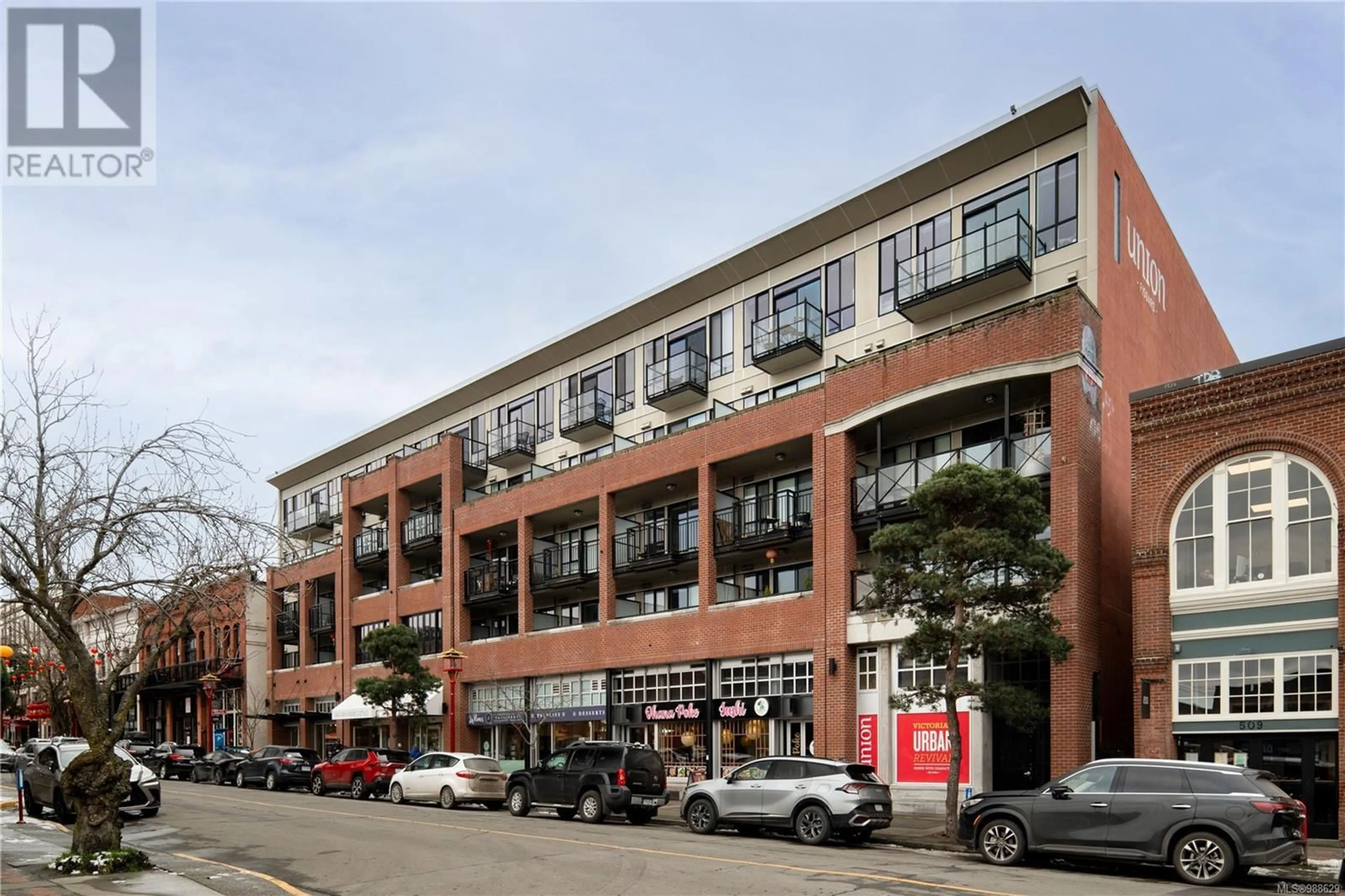 Home with brick exterior material, building for 508 517 Fisgard St, Victoria British Columbia V8W0C5