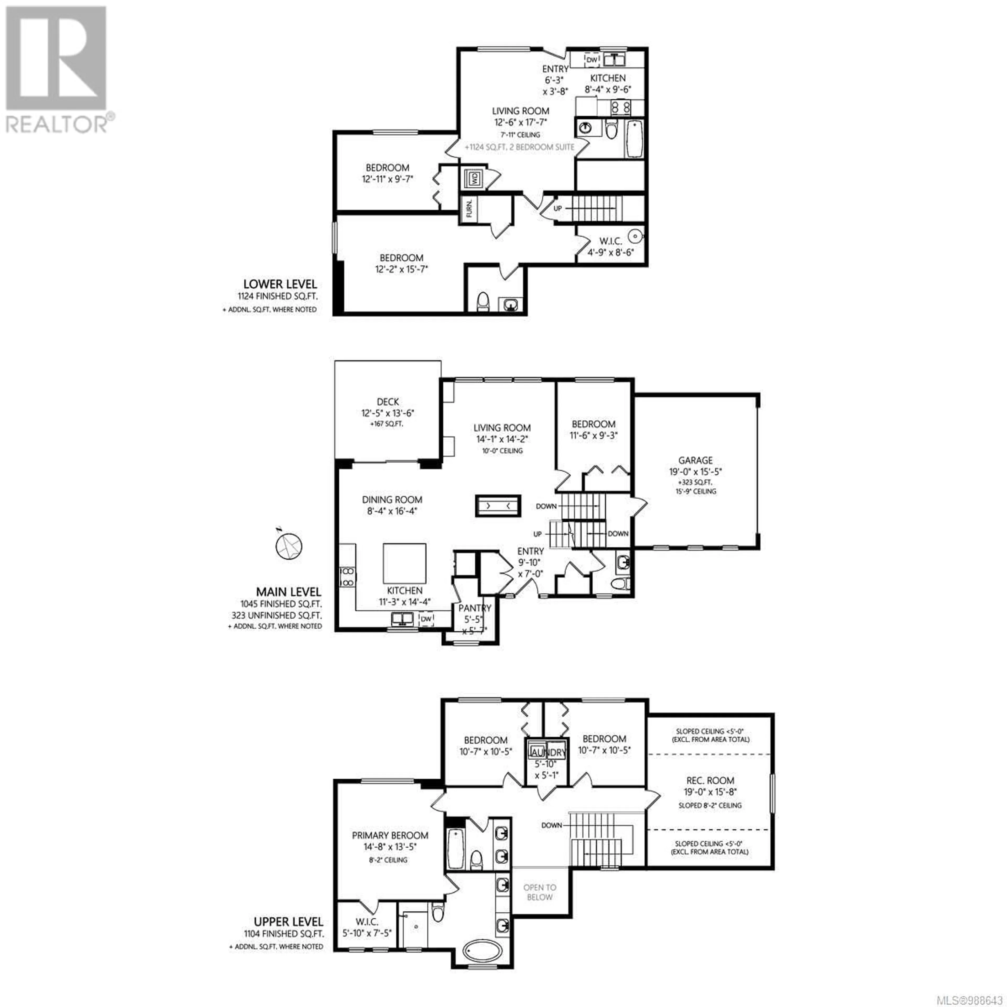 Floor plan for 3544 Joy Close, Langford British Columbia V9C3A5