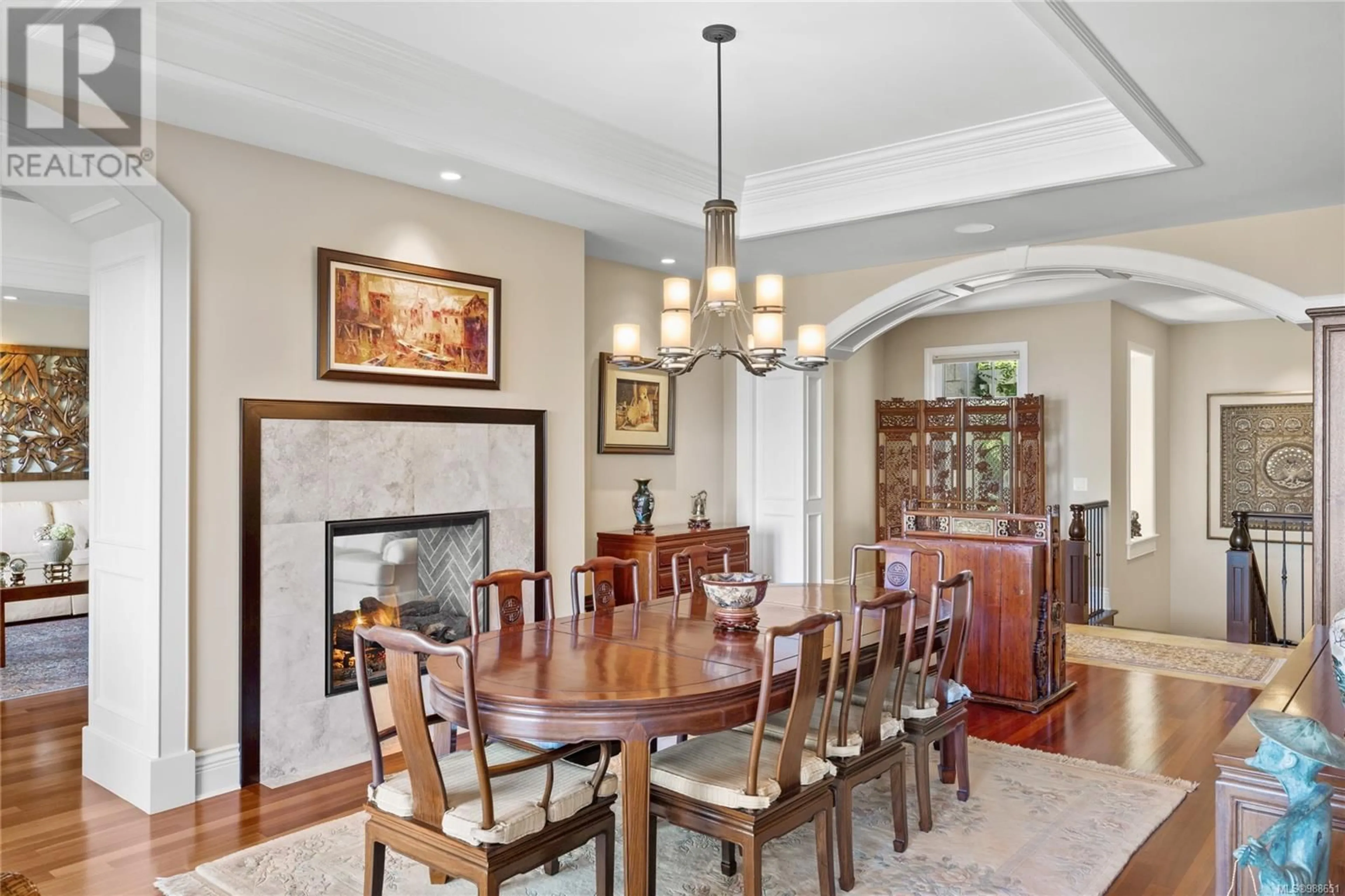 Dining room, ceramic/tile floor for 3501 Carmichael Rd, Nanoose Bay British Columbia V9P9G5