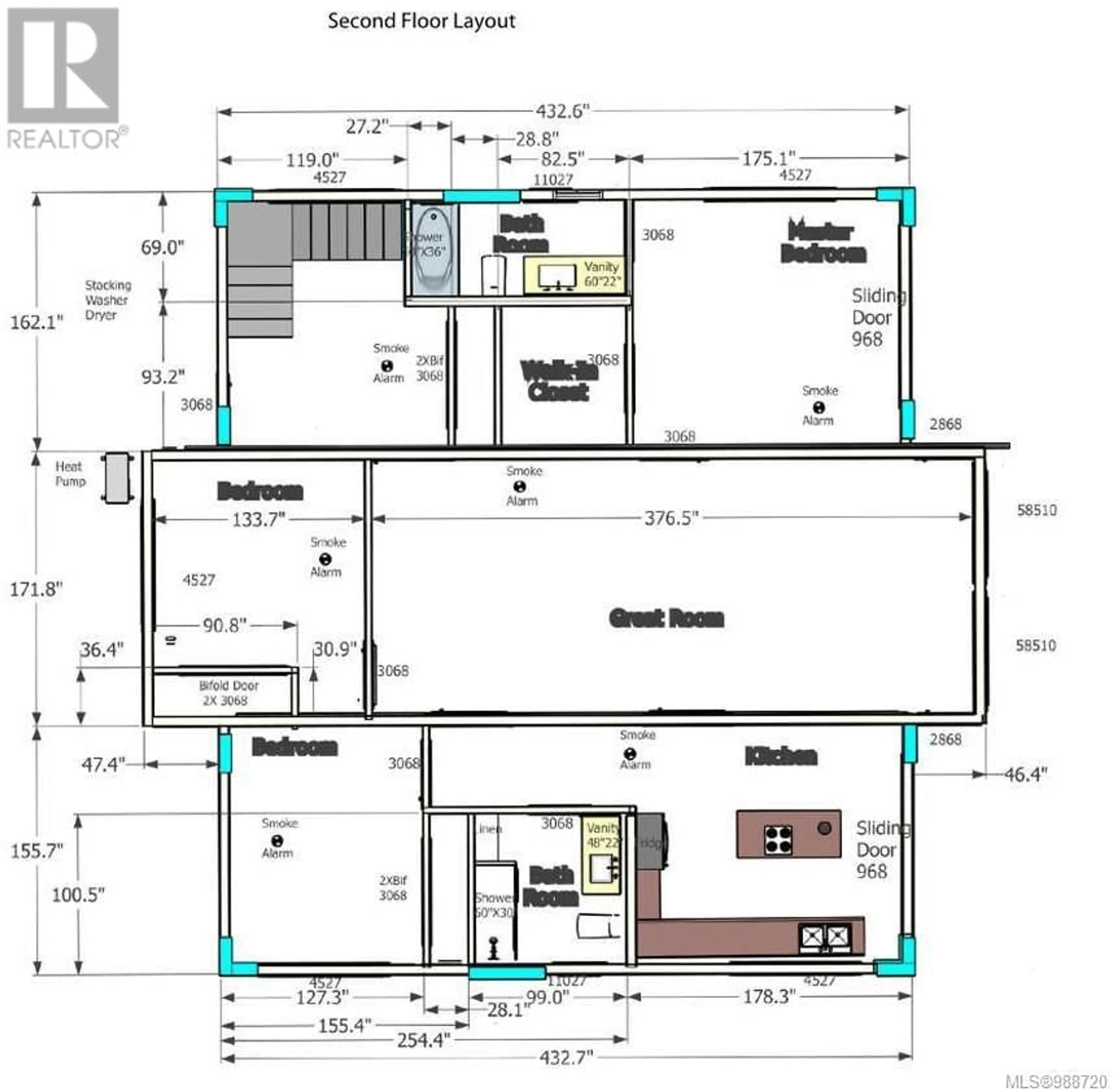 Floor plan for 2087 PIONEER HILL DRIVE, Port McNeill British Columbia V0N2R0