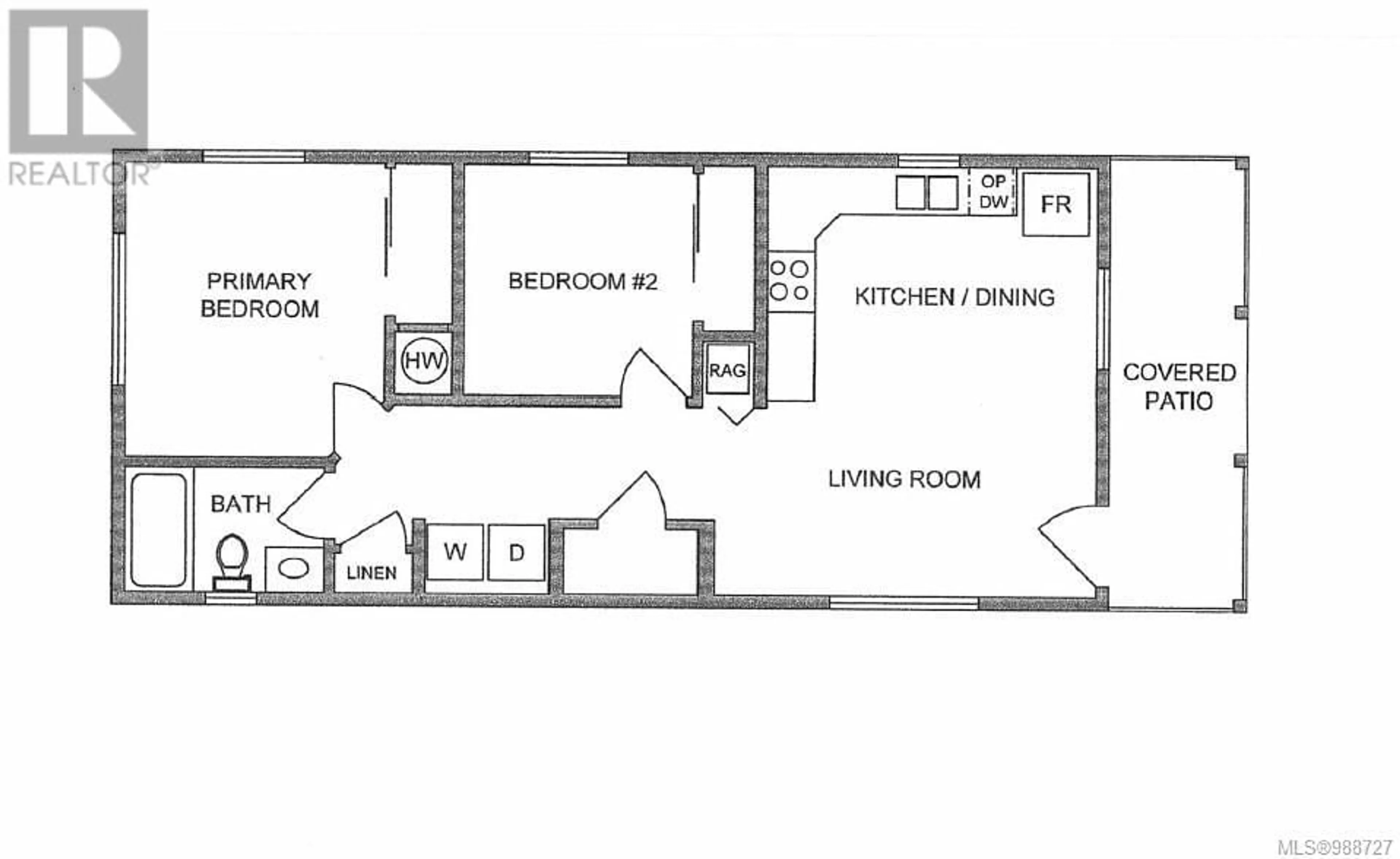 Floor plan for 14 731 Marine Dr, Ucluelet British Columbia V0R3A0