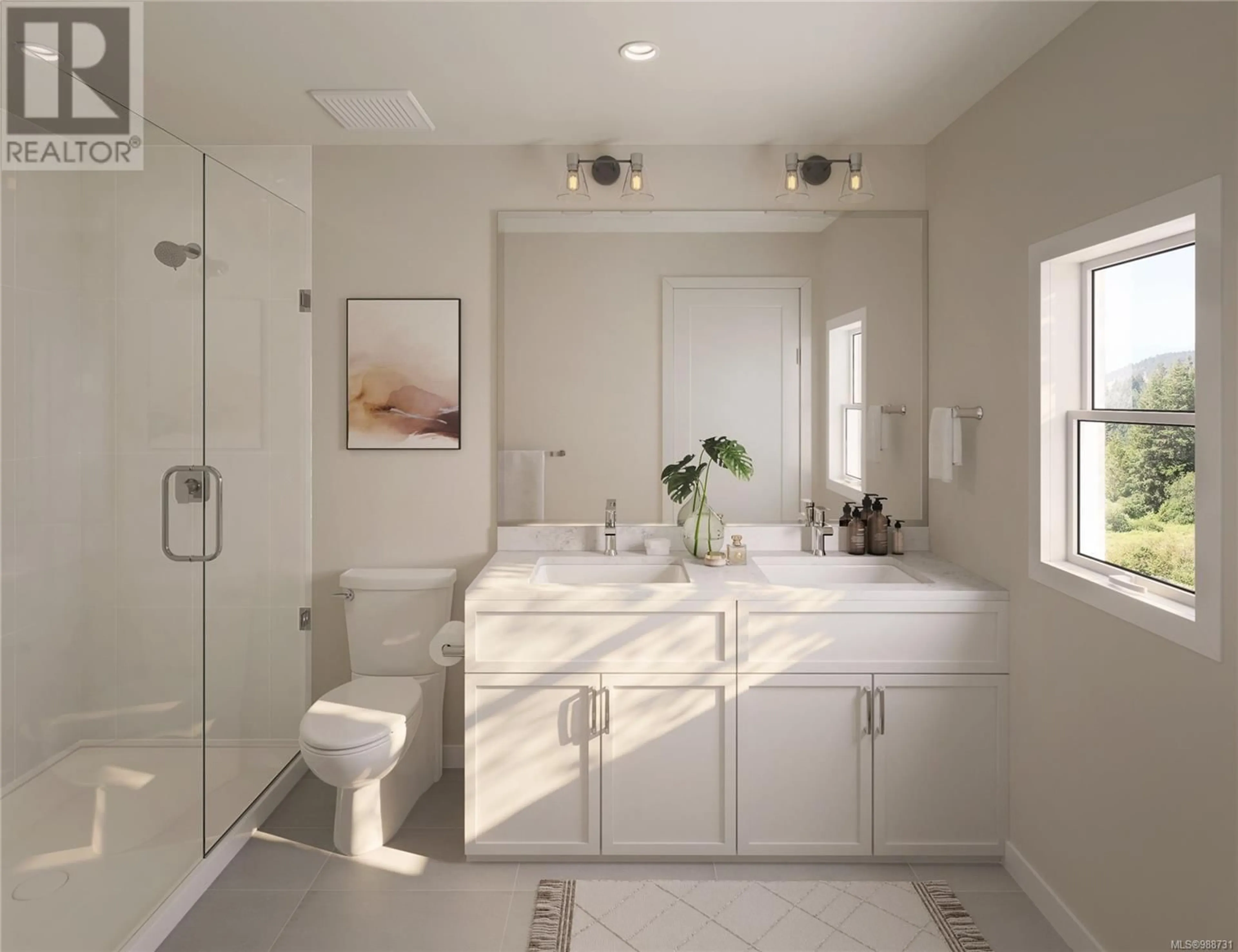 Contemporary bathroom, ceramic/tile floor for 2815 Ledgestone Cres, Langford British Columbia V9B7C3