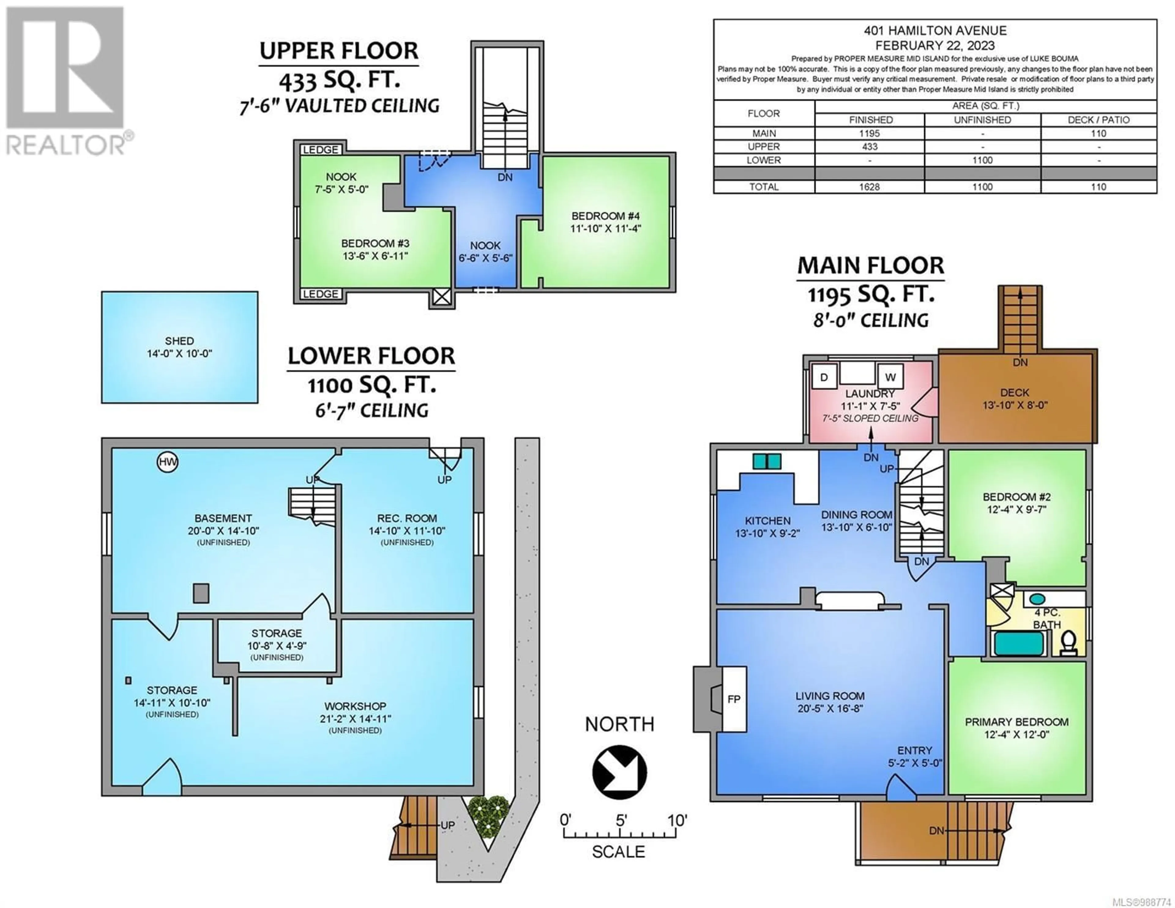 Floor plan for 401 HAMILTON AVENUE, Nanaimo British Columbia V9R4E7