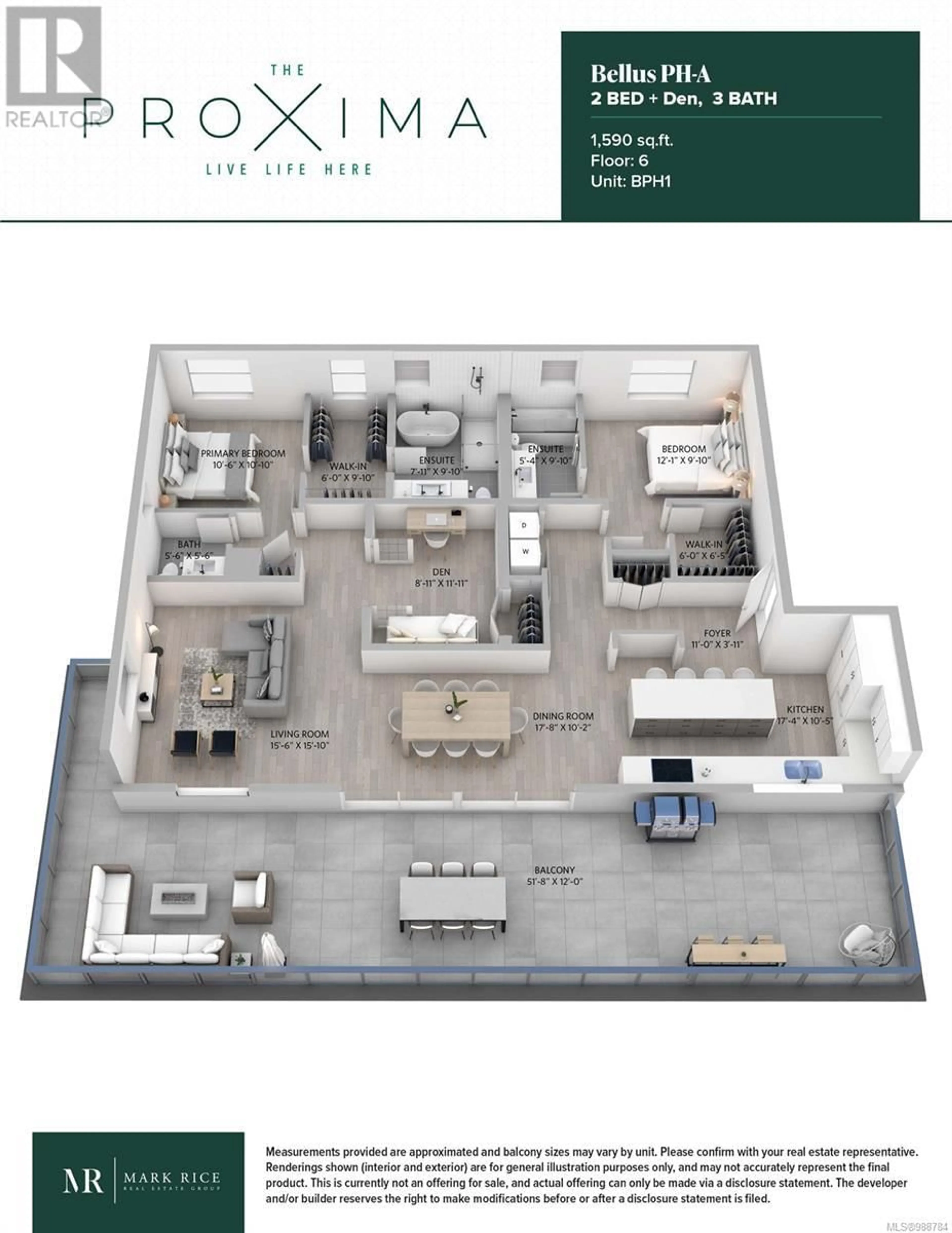Floor plan for BPH1 - 1102 ESQUIMALT ROAD, Esquimalt British Columbia V9A6A1