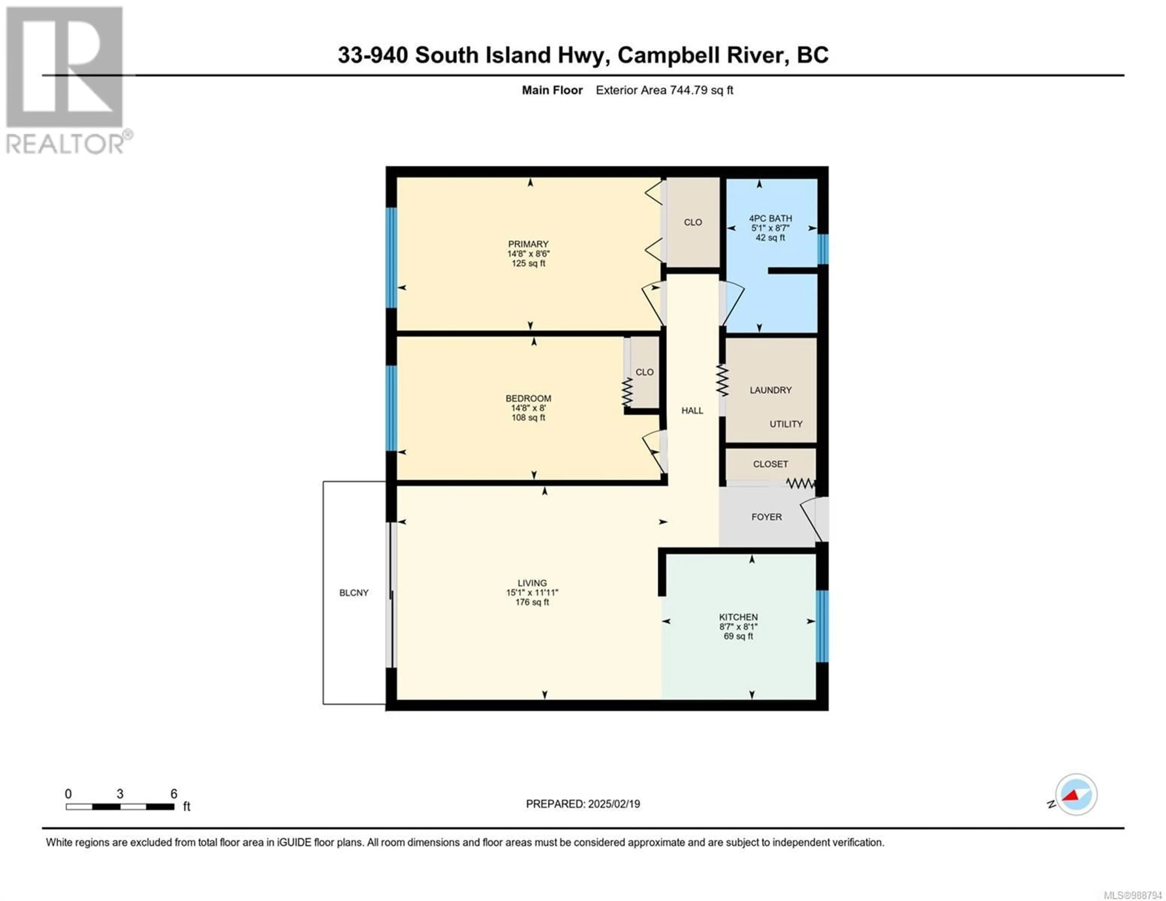 Floor plan for 33 - 940 ISLAND HIGHWAY SOUTH, Campbell River British Columbia V9W1B1