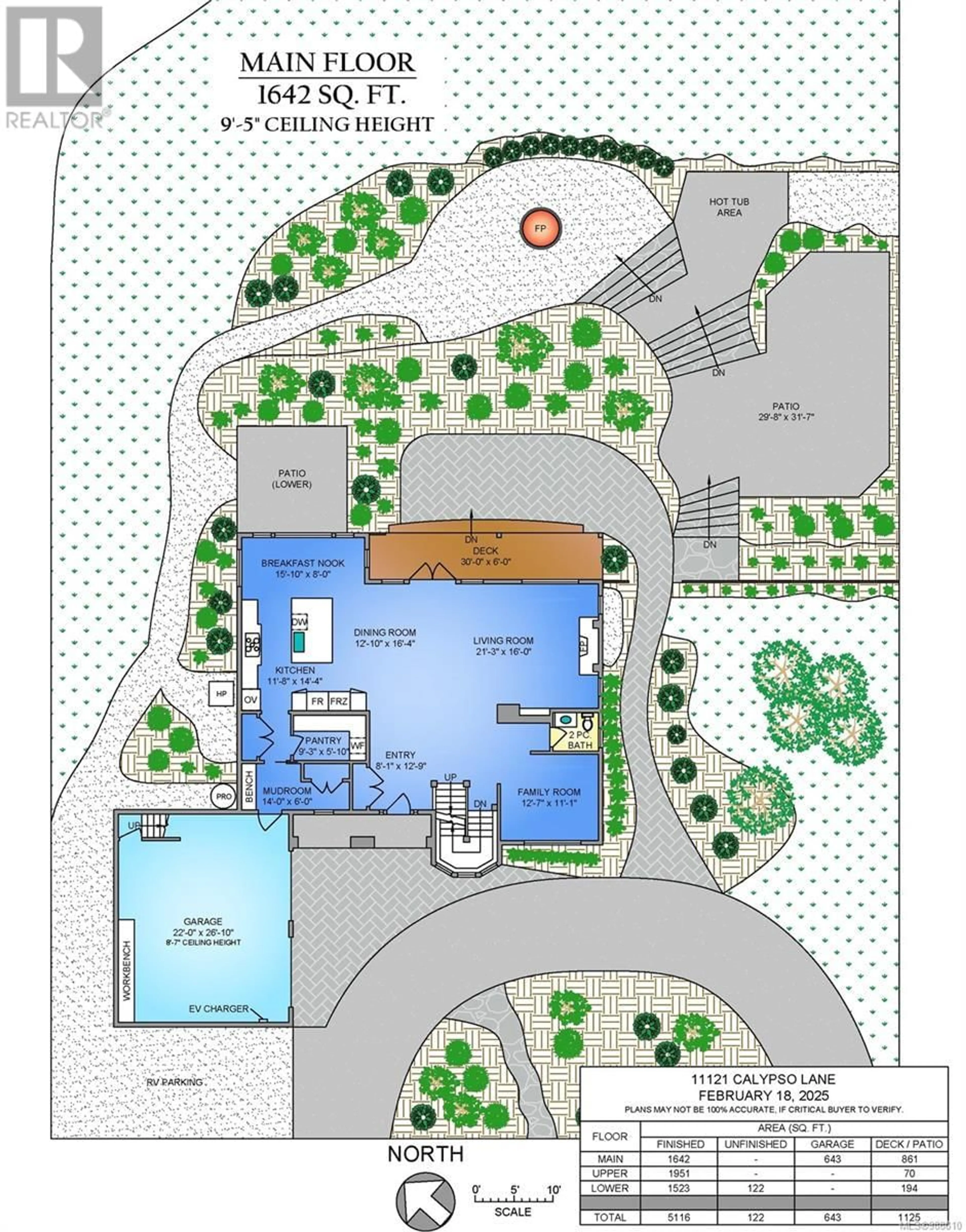 Floor plan for 11121 CALYPSO LANE, North Saanich British Columbia V8L5N6