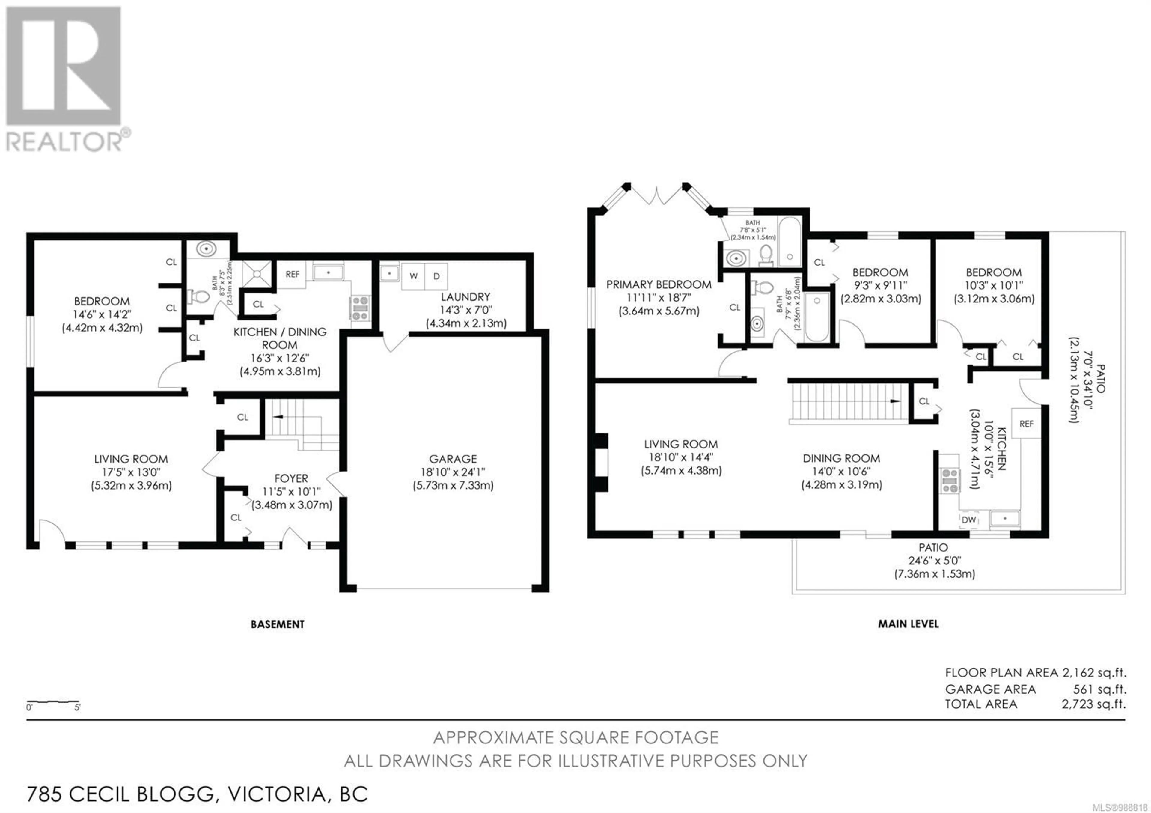 Floor plan for 785 CECIL BLOGG DRIVE, Colwood British Columbia V9B5N7