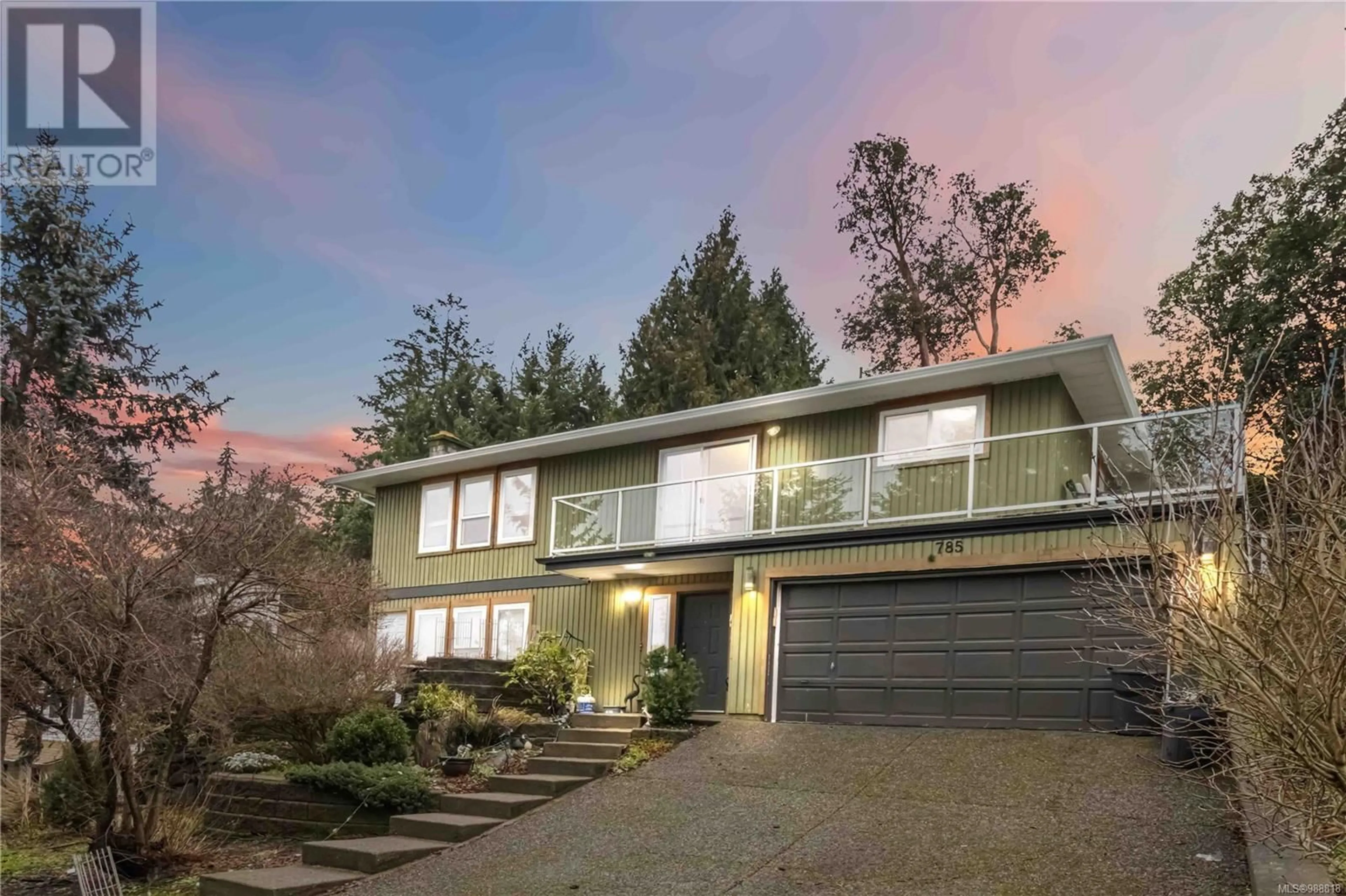 Home with vinyl exterior material, street for 785 Cecil Blogg Dr, Colwood British Columbia V9B5N7