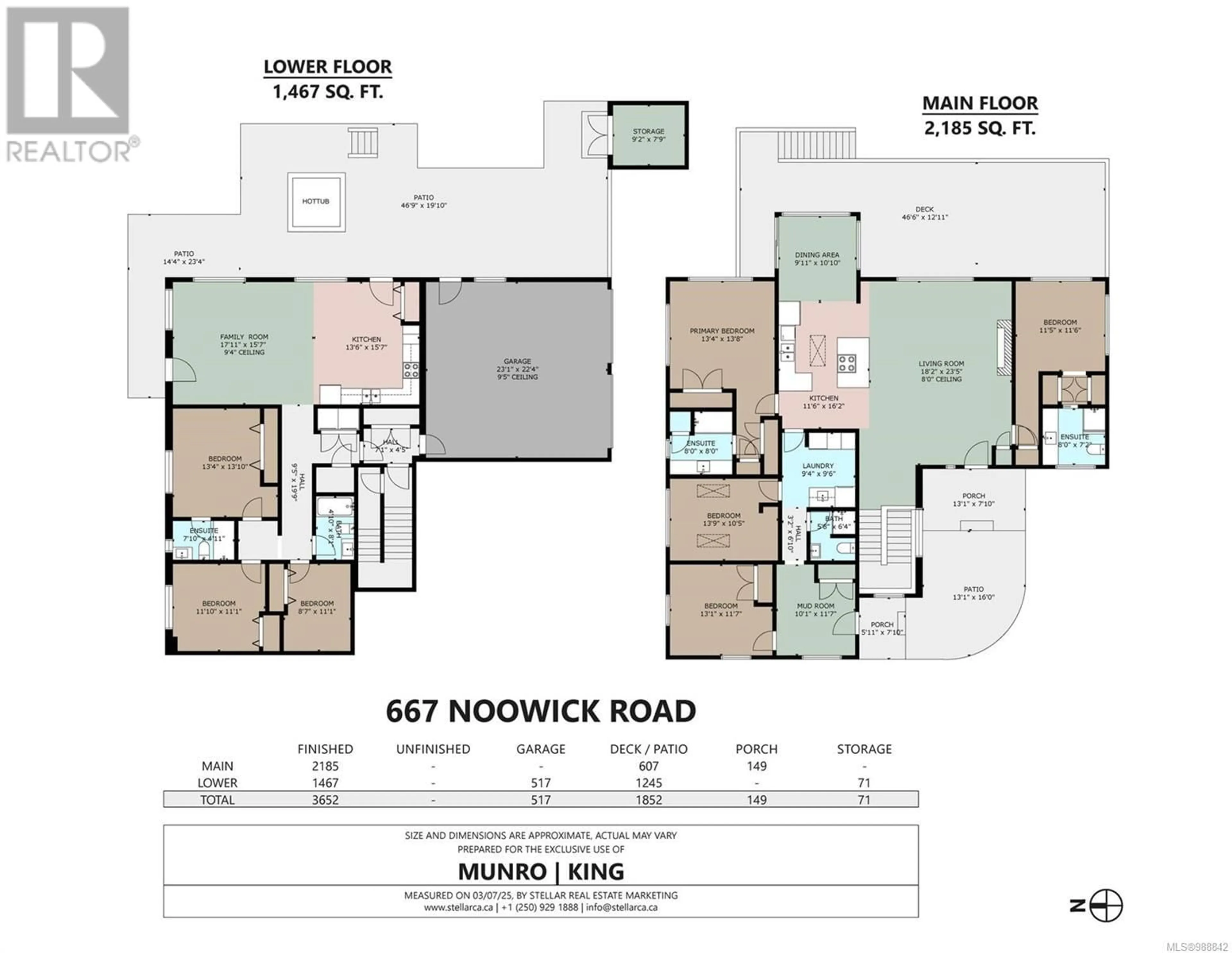 Floor plan for 667 NOOWICK ROAD, Mill Bay British Columbia V8H1G5