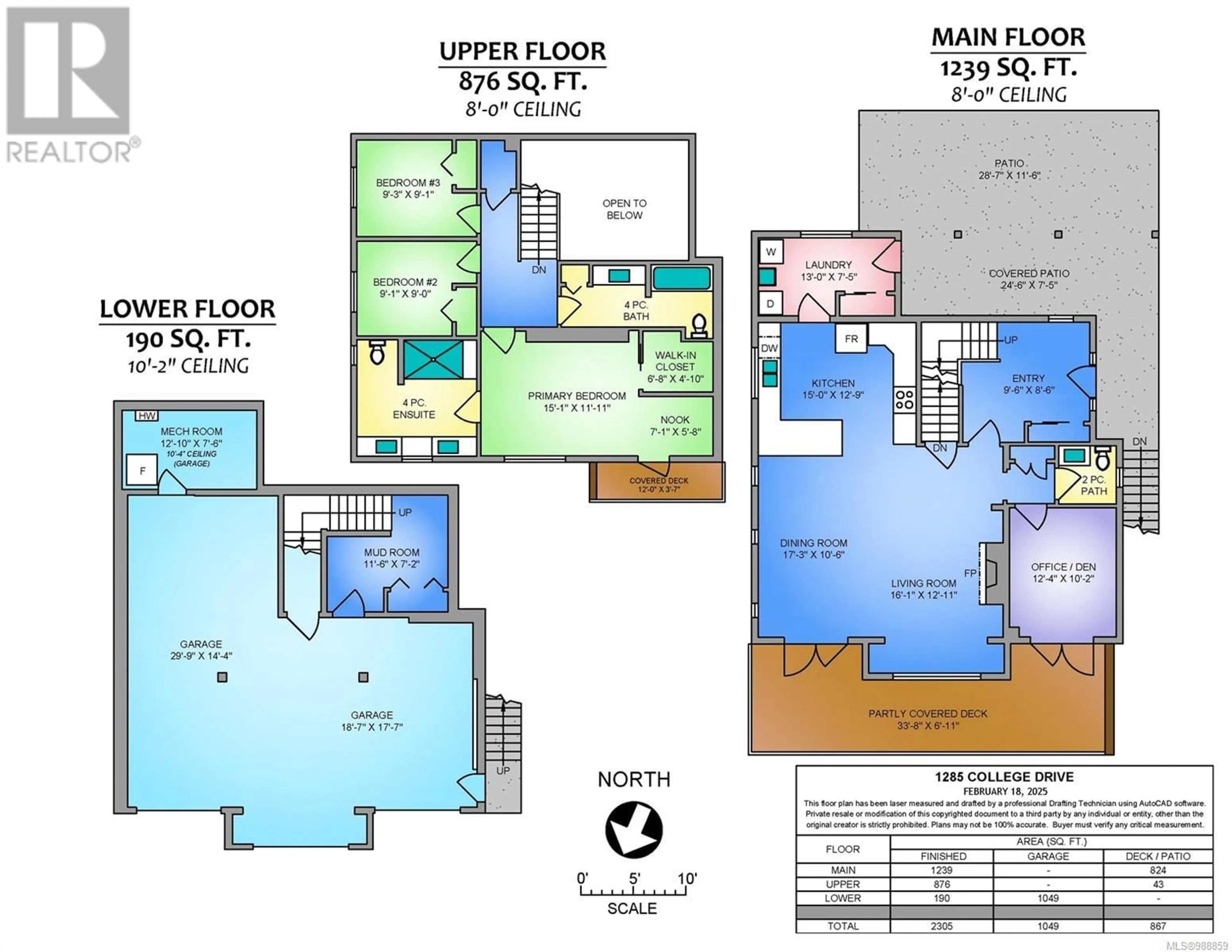 Floor plan for 1285 College Dr, Nanaimo British Columbia V9R5Z5