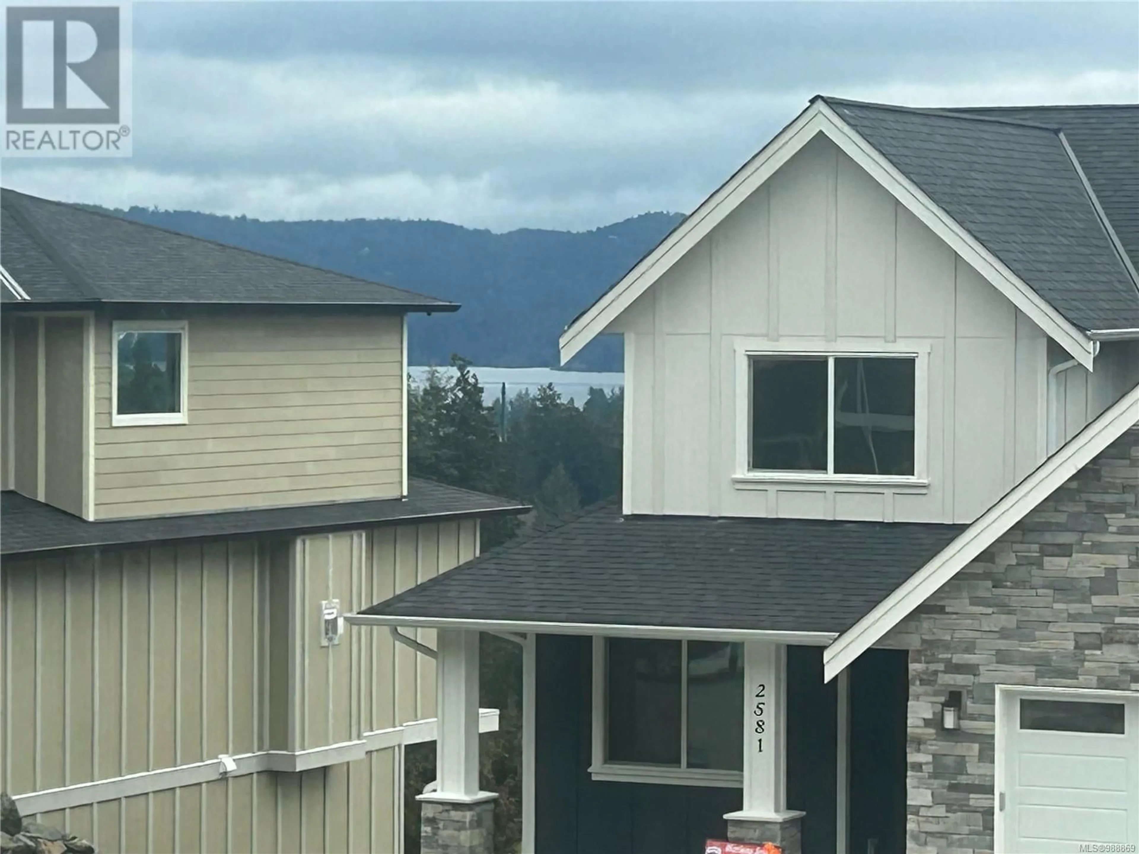 Home with vinyl exterior material, mountain view for 2580 Nickson Way, Sooke British Columbia V9Z1P8