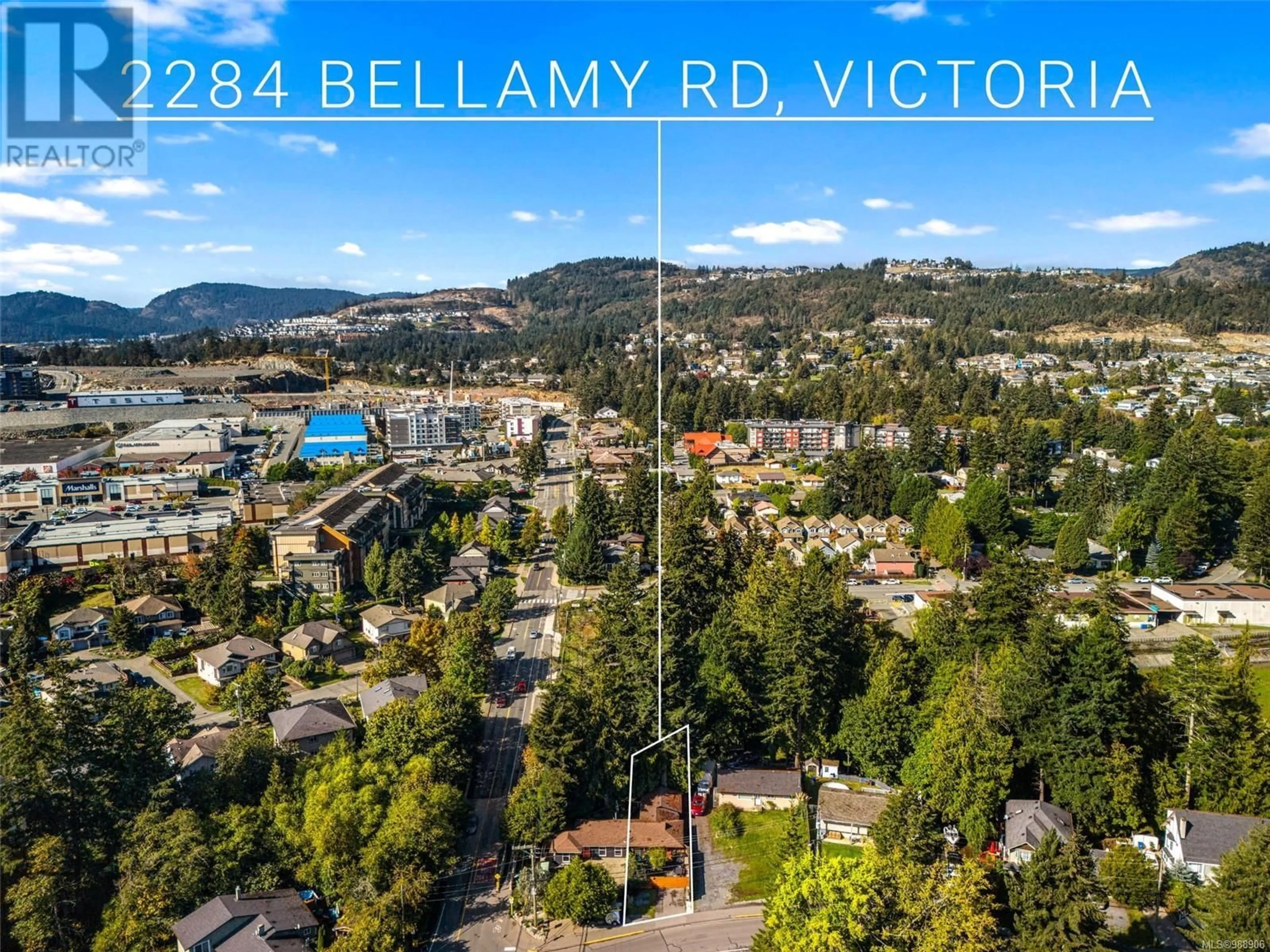 A pic from outside/outdoor area/front of a property/back of a property/a pic from drone, city buildings view from balcony for 2284 Bellamy Rd, Langford British Columbia V9B3M4