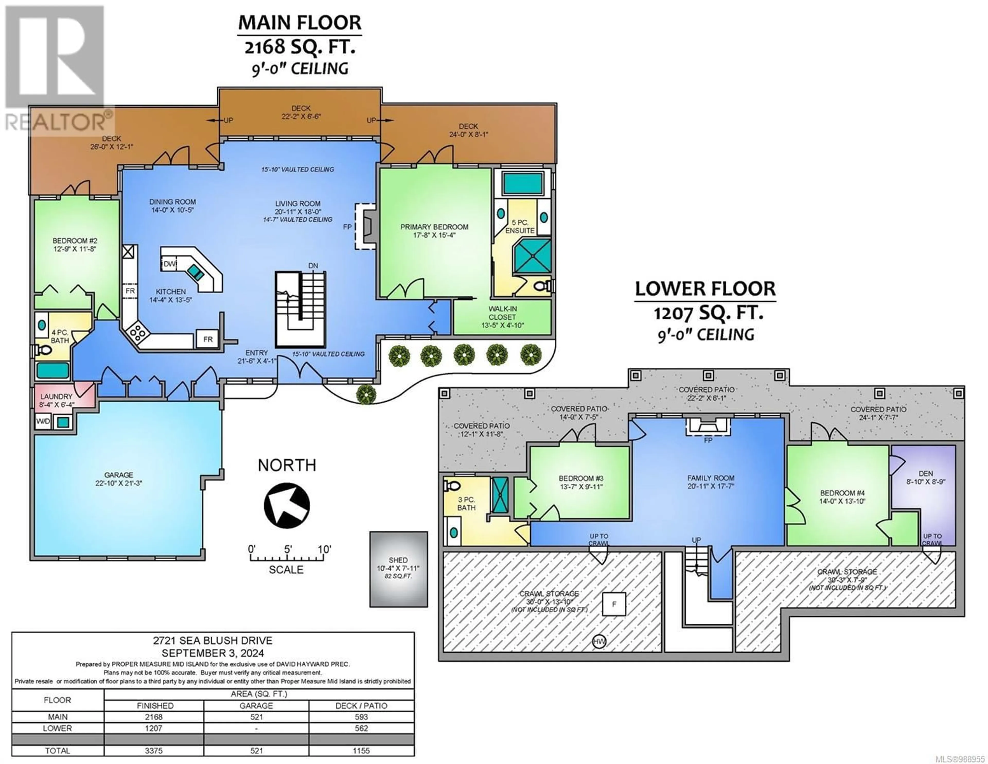 Floor plan for 2721 Sea Blush Dr, Nanoose Bay British Columbia V9P9E4