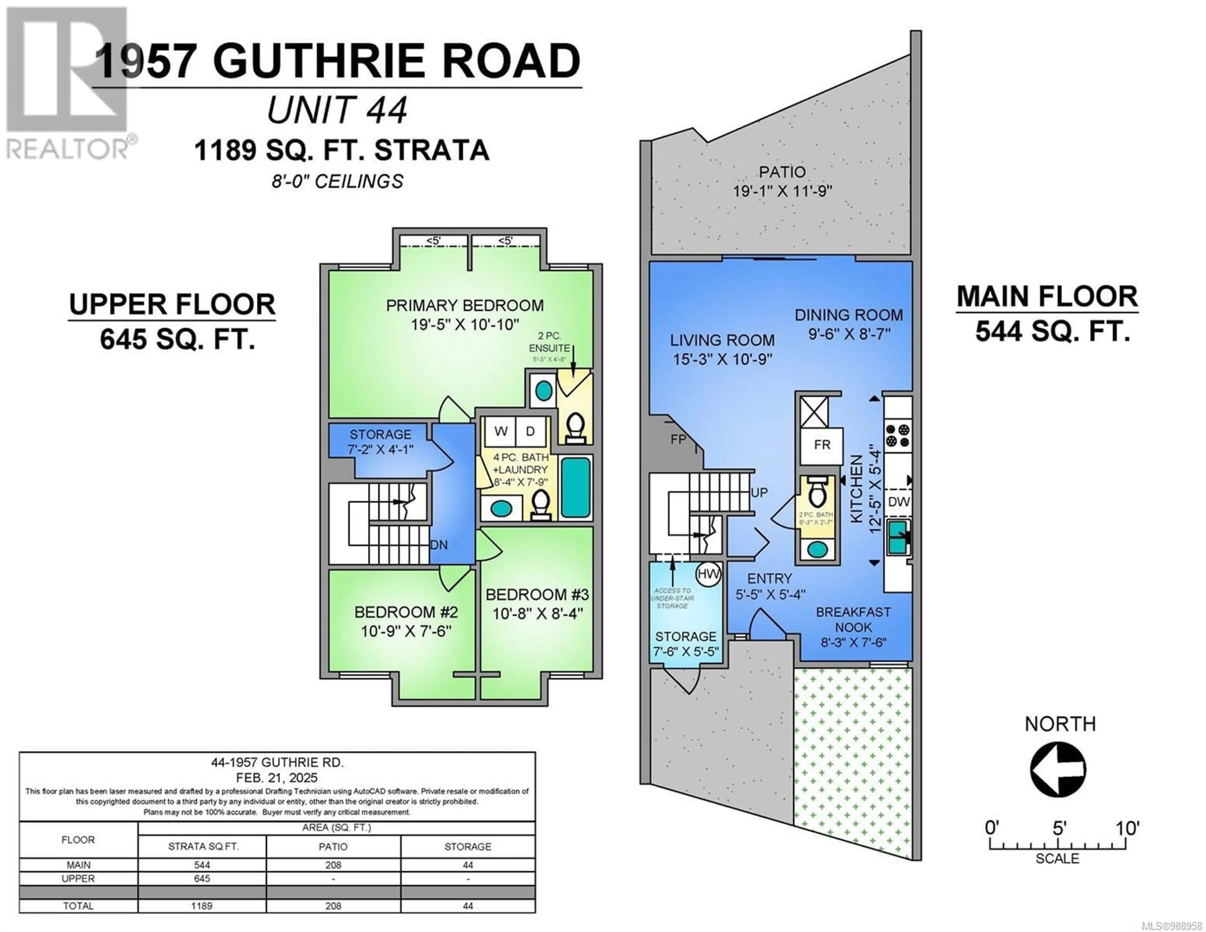 Floor plan for 44 1957 Guthrie Rd, Comox British Columbia V9M2J2