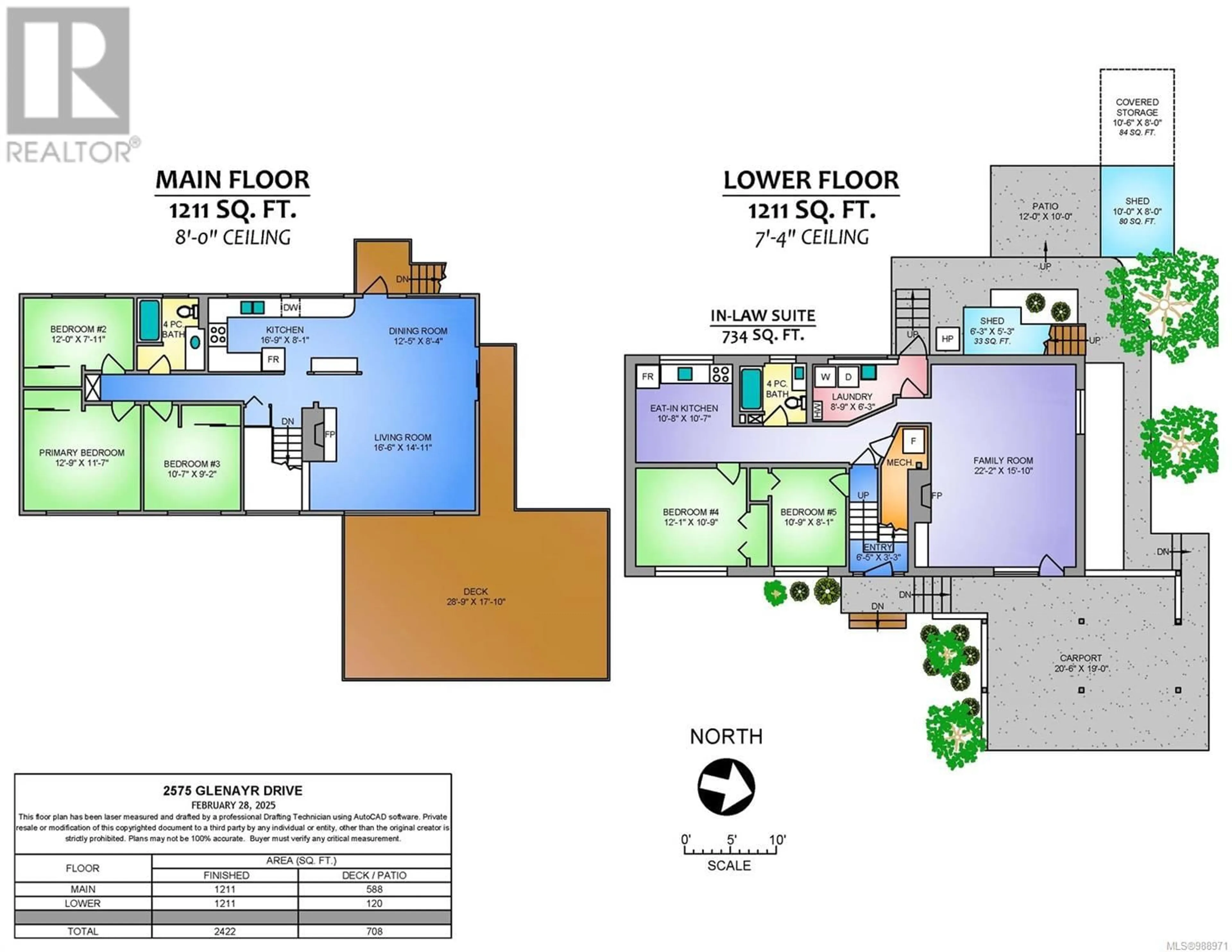 Floor plan for 2575 Glenayr Dr, Nanaimo British Columbia V9S3R9