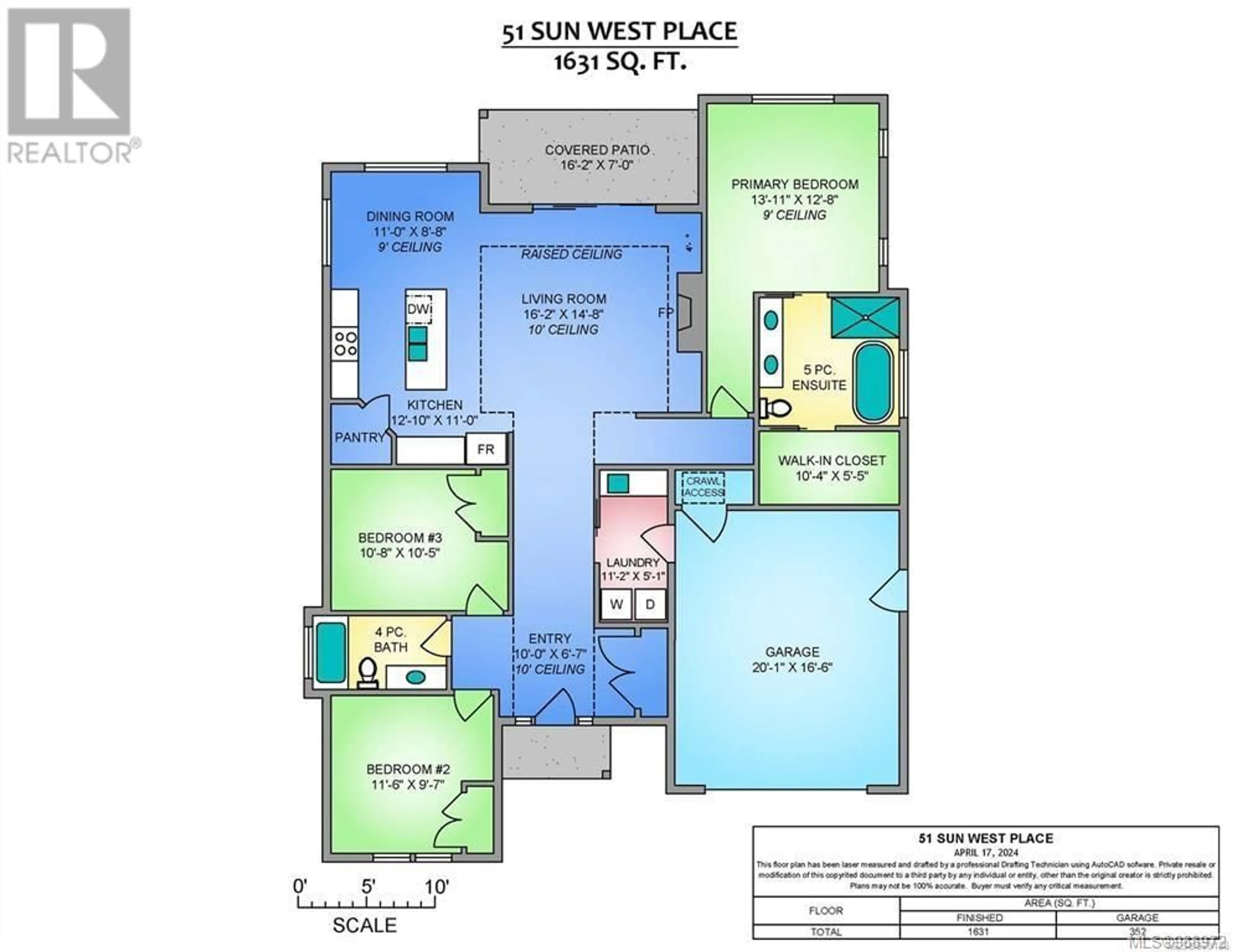 Floor plan for 51 SUN WEST PLACE, Parksville British Columbia V9P2W9