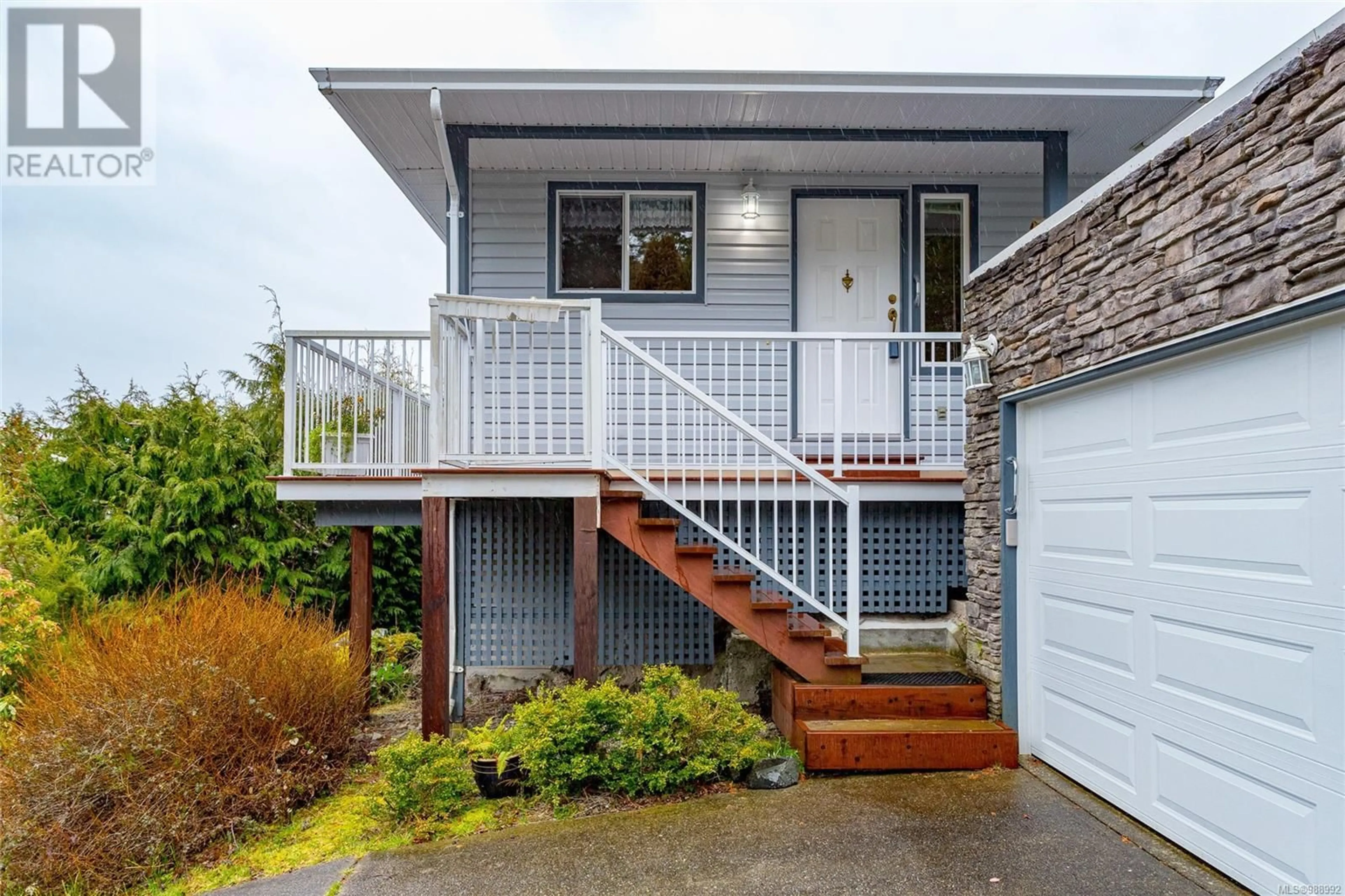 Home with vinyl exterior material, street for 7174 Alder Park Terr, Sooke British Columbia V9Z0N4