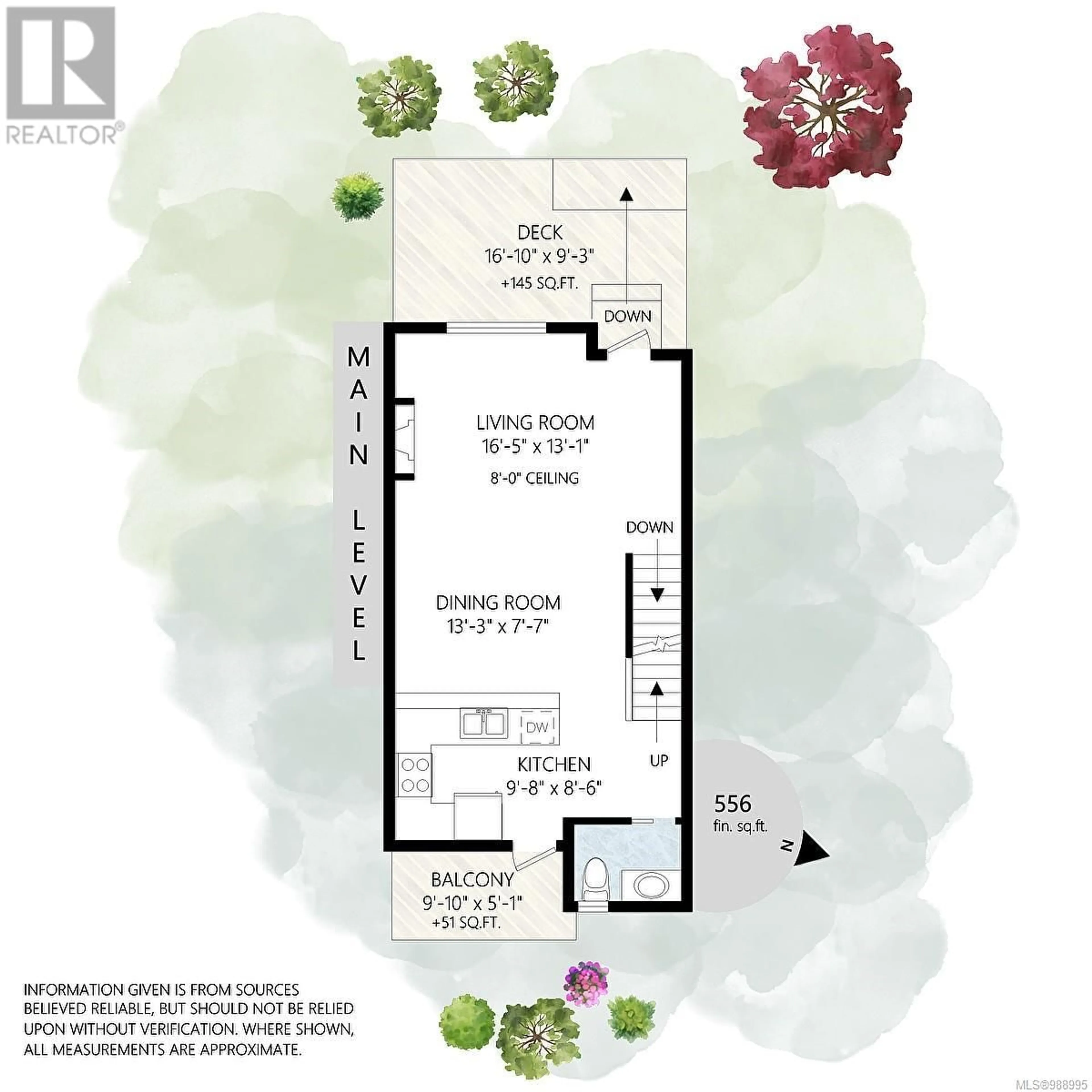 Floor plan for 6 3356 Whittier Ave, Saanich British Columbia V8Z3P9