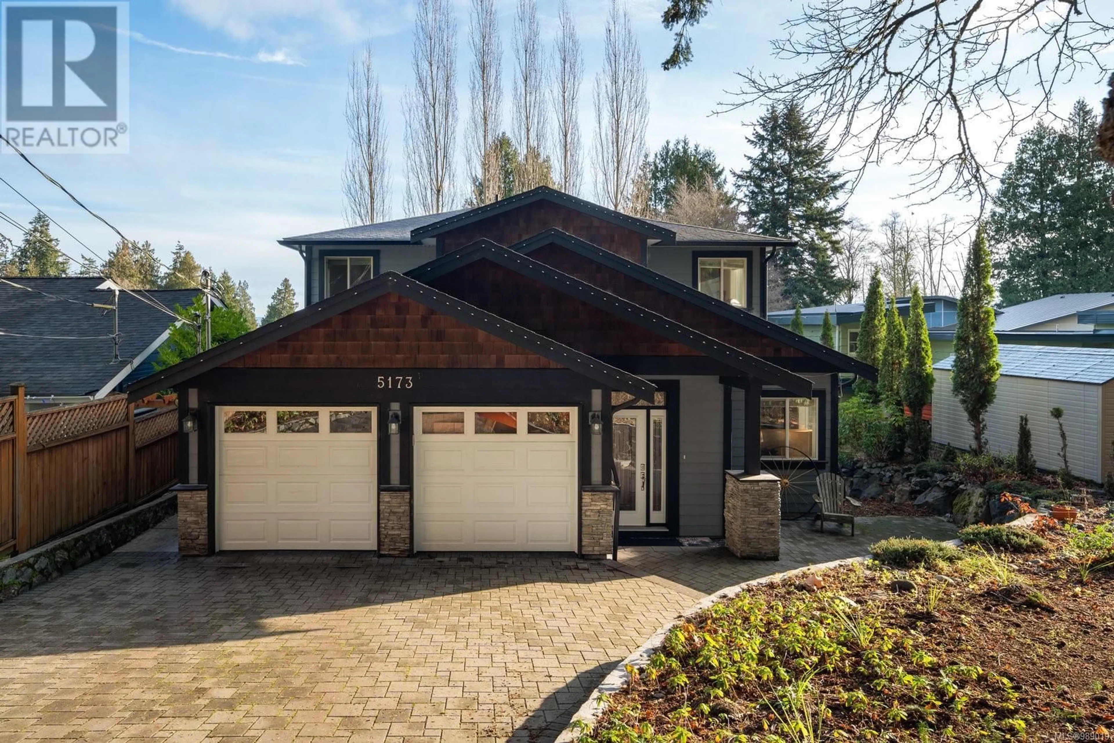 Home with brick exterior material, street for 5173 Lochside Dr, Saanich British Columbia V8Y2G4