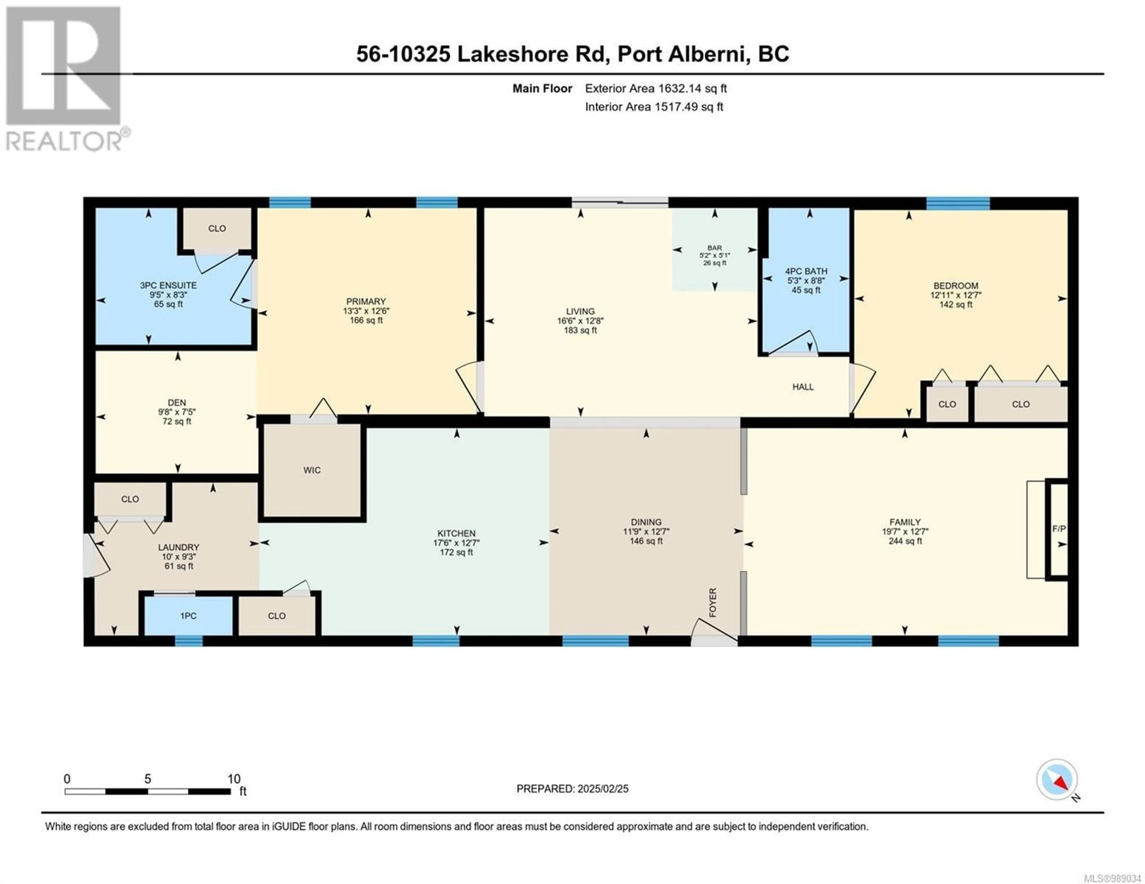 Floor plan for 56 - 10325 LAKESHORE ROAD, Port Alberni British Columbia V9Y8G9