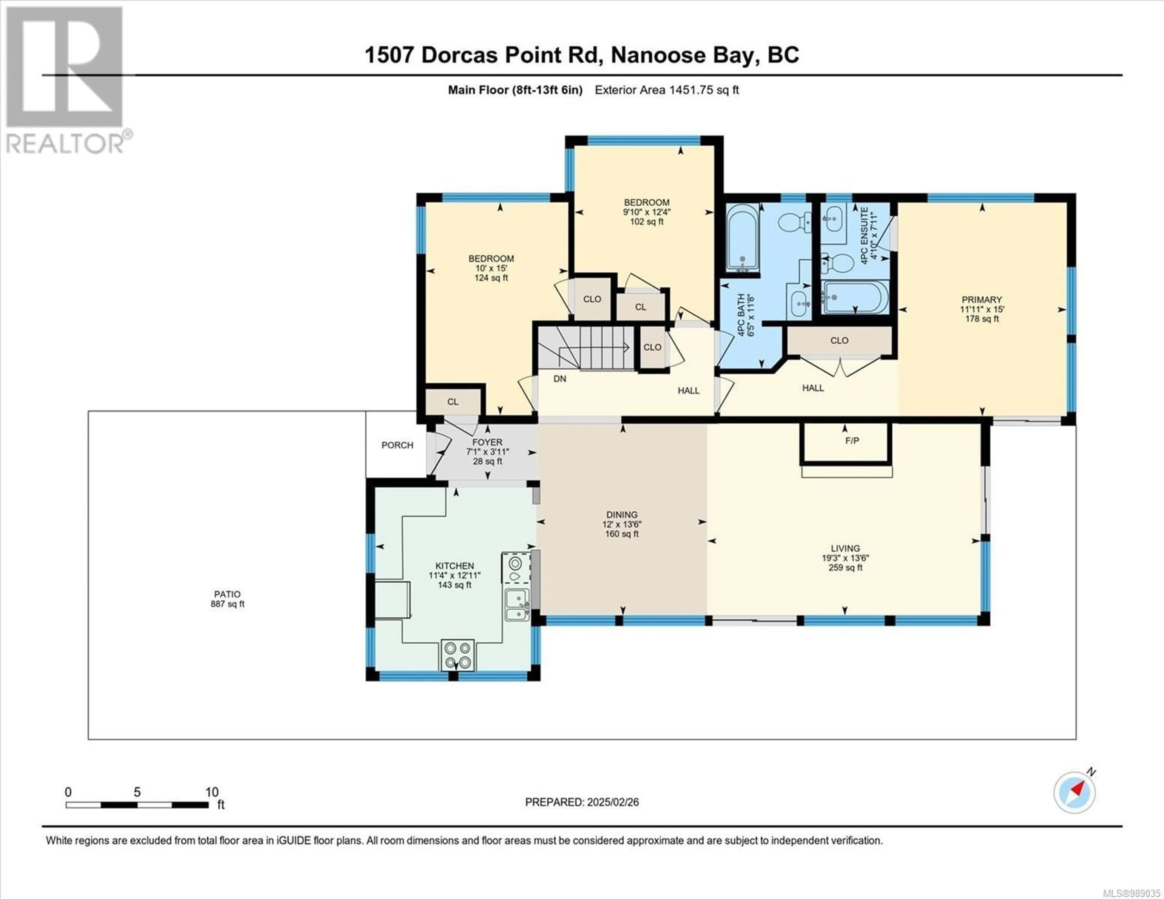 Floor plan for 1507 Dorcas Point Rd, Nanoose Bay British Columbia V9P9B4