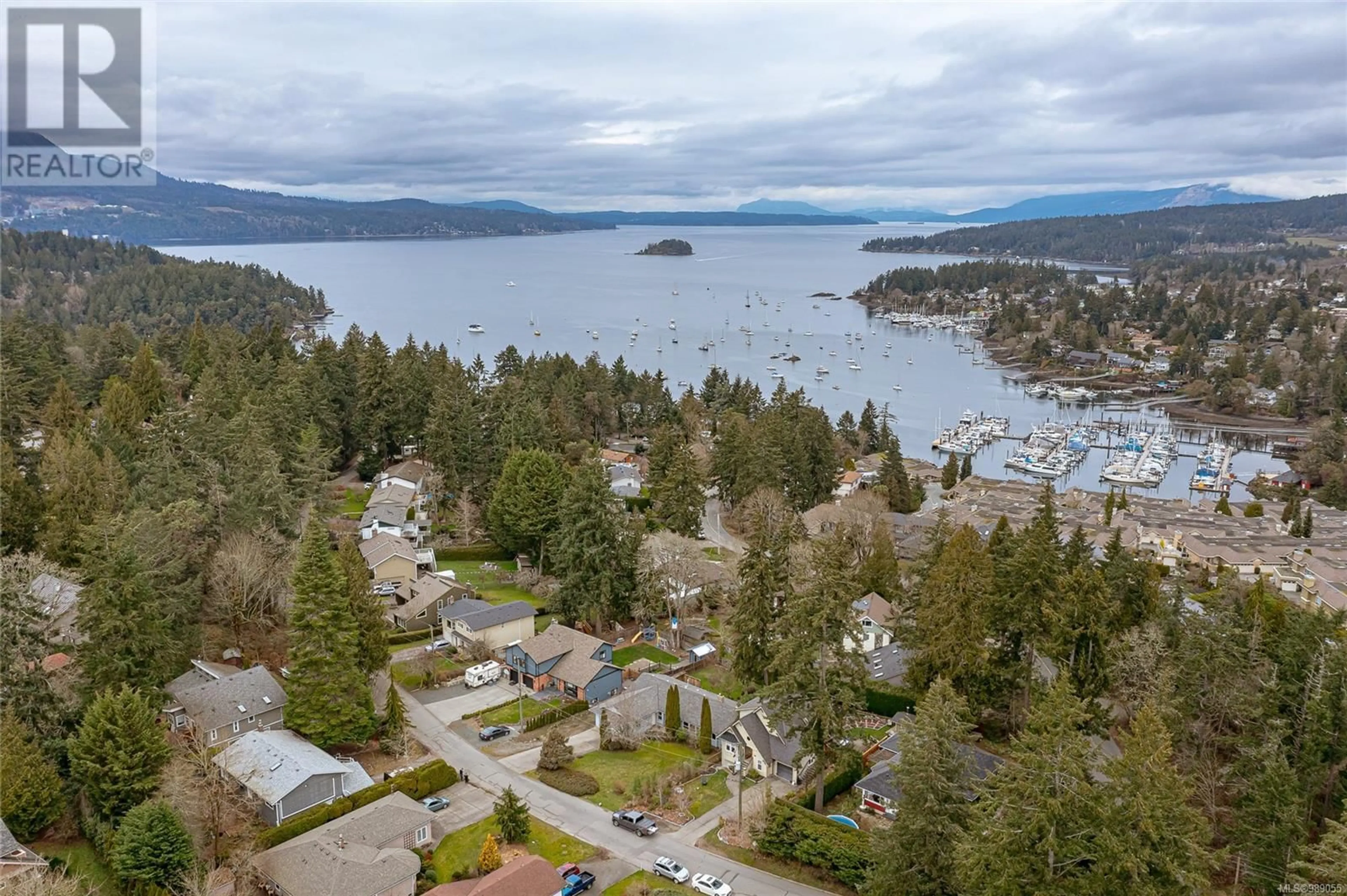 A pic from outside/outdoor area/front of a property/back of a property/a pic from drone, water/lake/river/ocean view for 872 BRENTWOOD HEIGHTS, Central Saanich British Columbia V8M1A8
