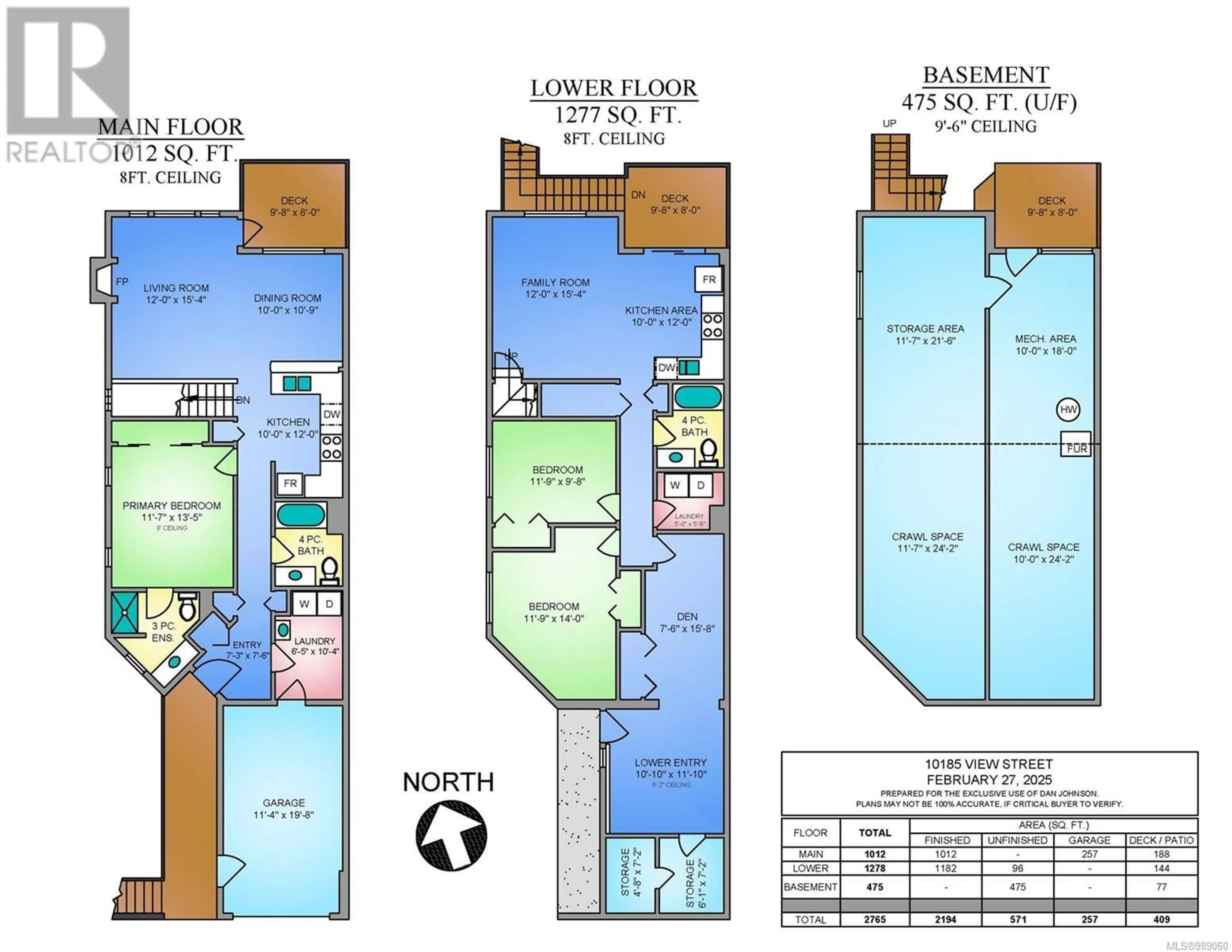 Floor plan for 10185 VIEW STREET, Chemainus British Columbia V0R1K2
