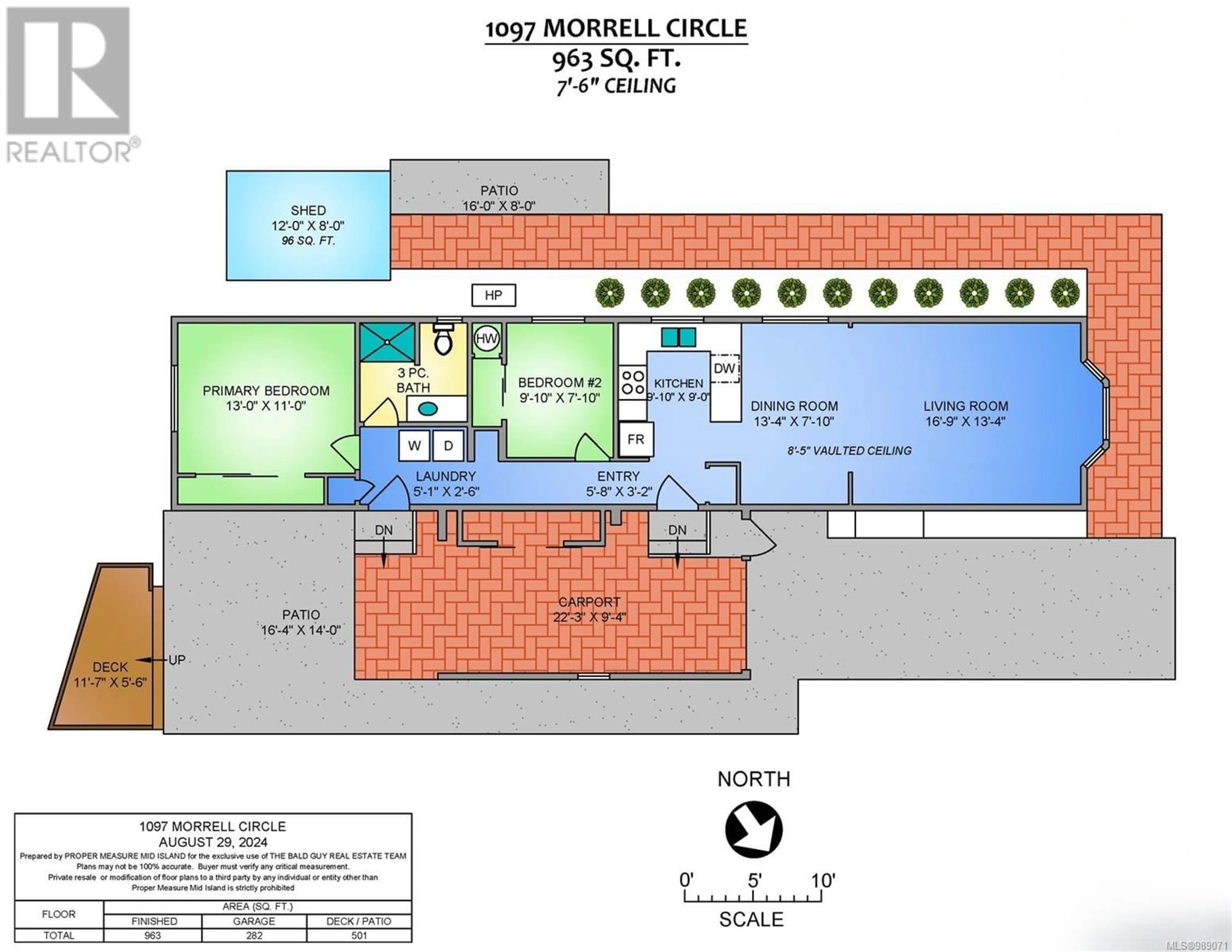 Floor plan for 1097 Morrell Cir, Nanaimo British Columbia V9R6K6