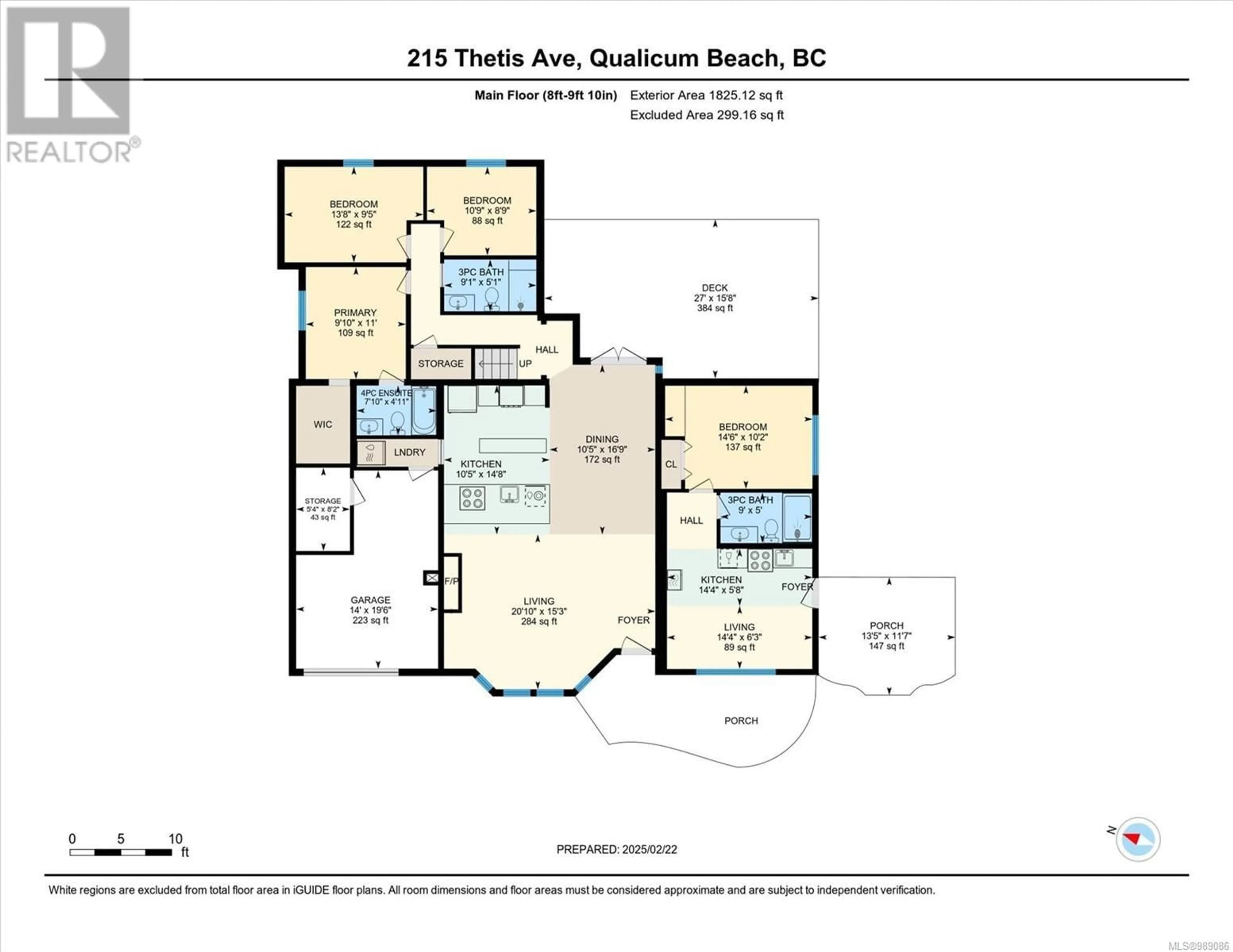 Floor plan for 215 Thetis Ave, Qualicum Beach British Columbia V9K1R8