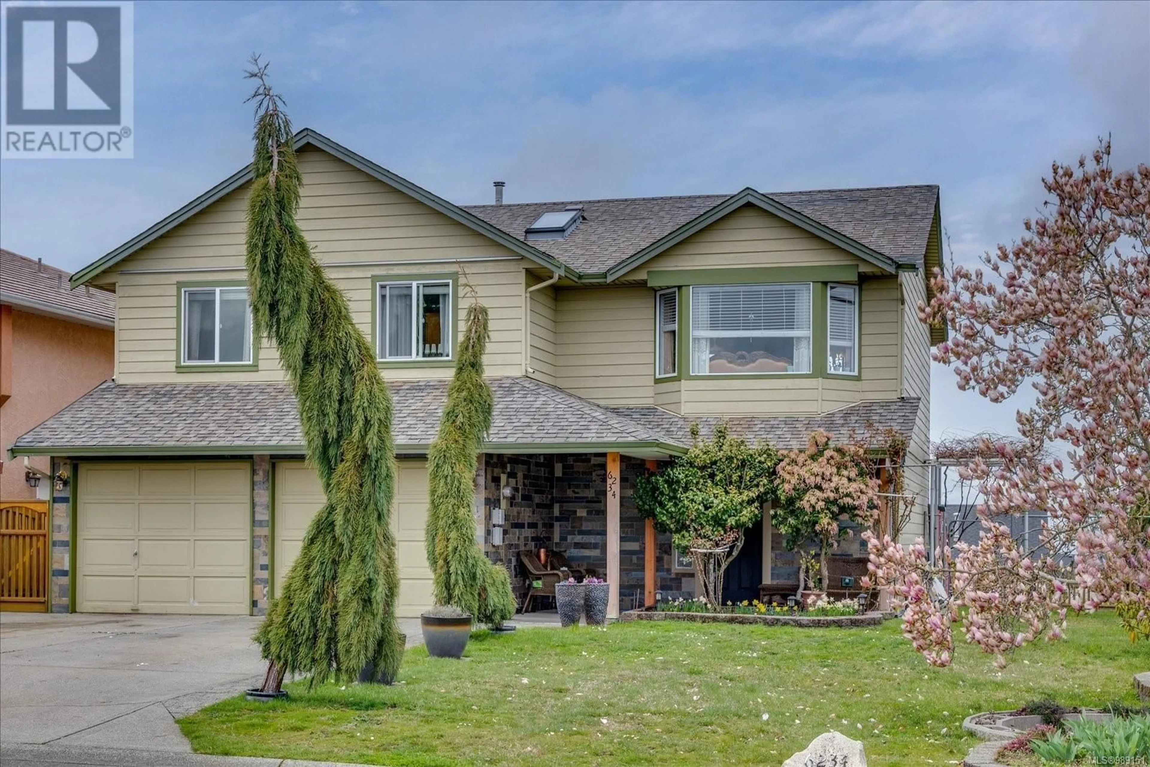 Home with vinyl exterior material, street for 6234 MYSTIC WAY, Nanaimo British Columbia V9V1L3