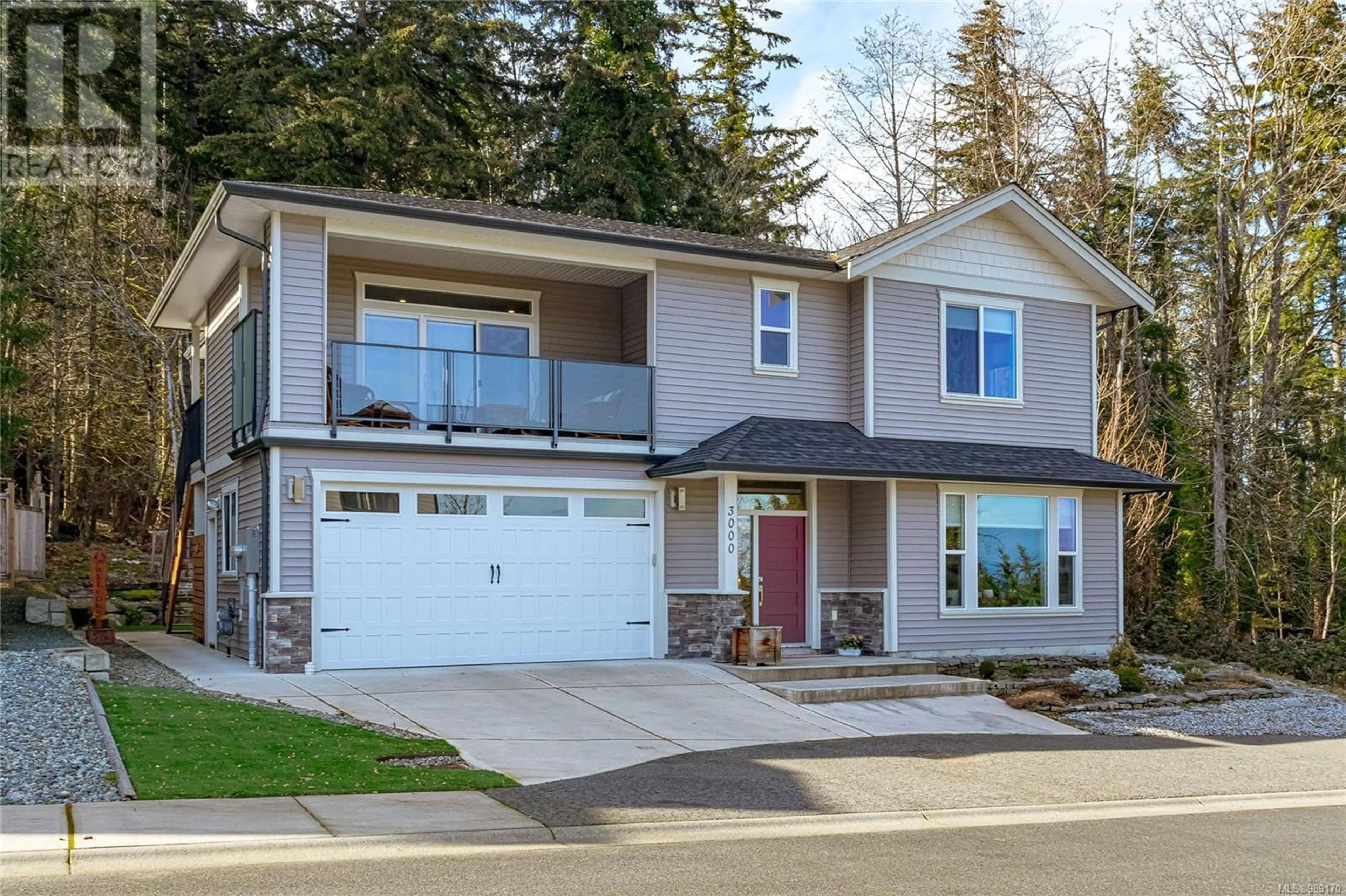Home with vinyl exterior material, street for 3000 CATALINA WAY, Chemainus British Columbia V0R1K2